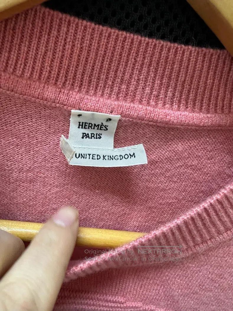 Hermes Hermes Fuchsia Cashmere Knit Top Size XS / US 0-2 / IT 36-38 - 2 Thumbnail