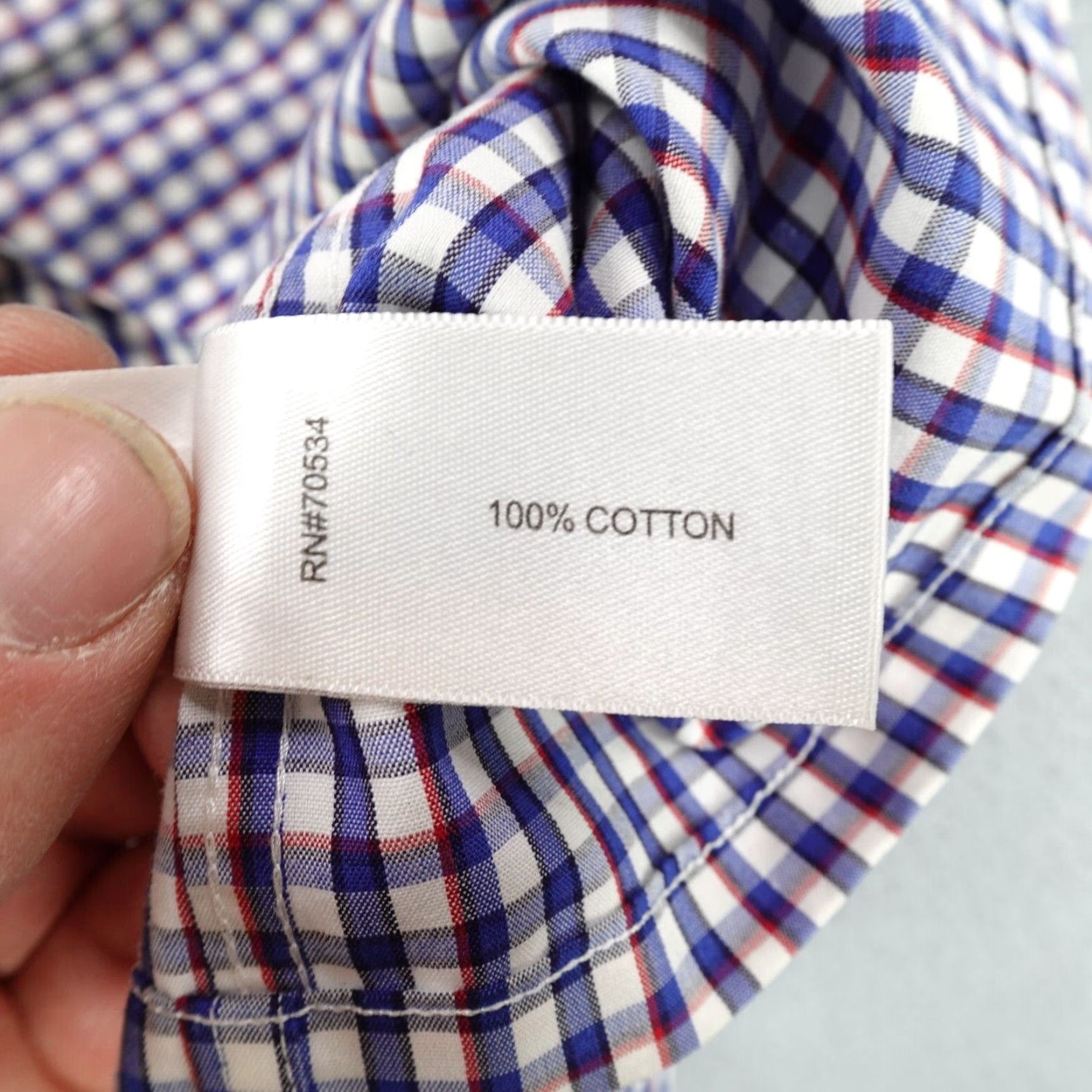 Orvis Orvis Button Up Shirt Mens M Blue White Gingham Plaid Short Sleeve Casual Workwear Button-Down Collar Outdoors Mens Size US M / EU 48-50 / 2 - 7 Thumbnail