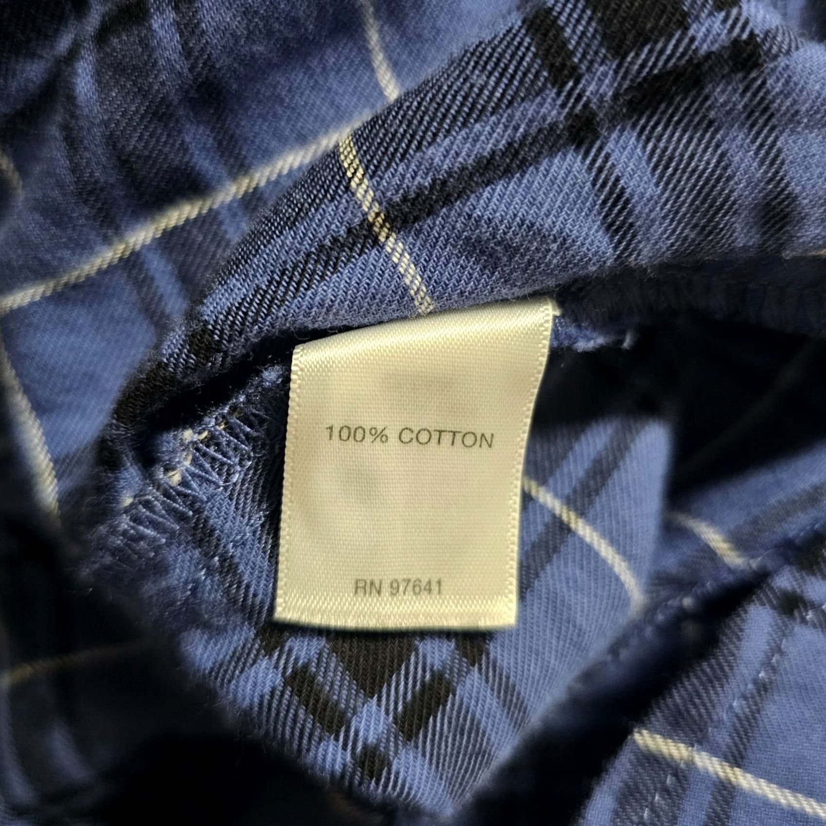 J. Jill J. Jill Blouse Womens L Blue Plaid Button Long Sleeve Casual Career Shirt Size L / US 10 / IT 46 - 7 Thumbnail