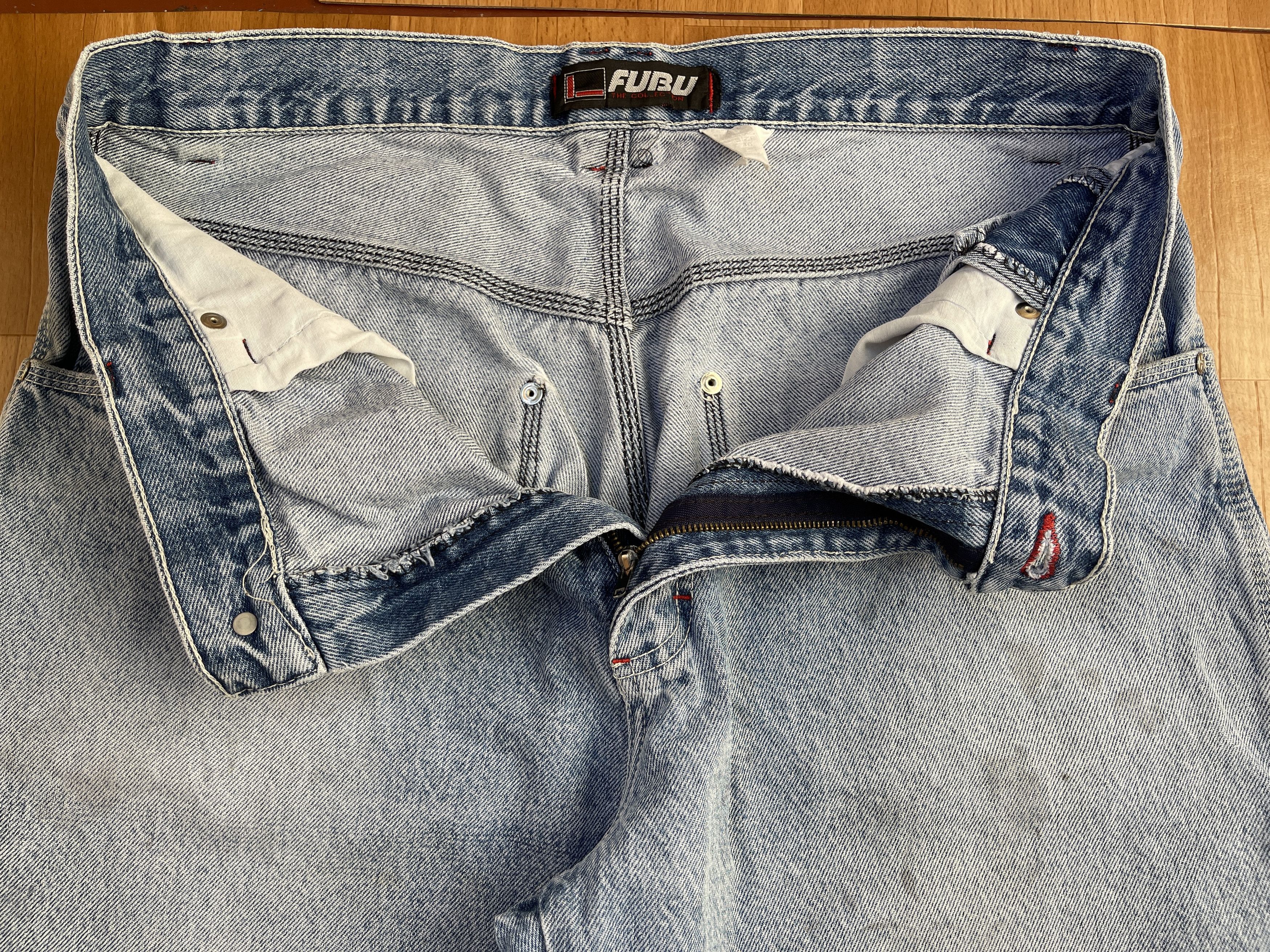 Fubu FUBU jeans, vintage baggy jeans, 90s hip hop skater Y2K 34 Size US 34 / EU 50 - 16 Thumbnail