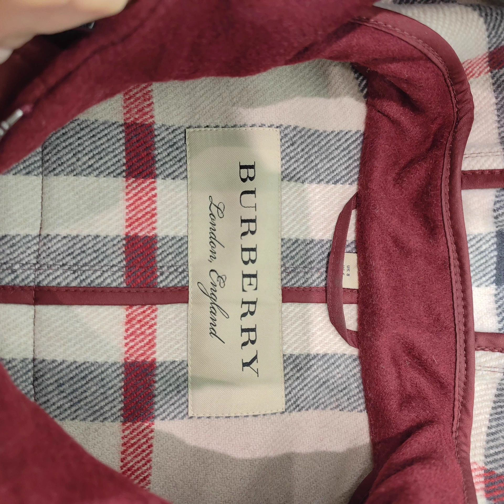 Burberry Burberry Almost New Wool Coat Size 8 Size S / US 4 / IT 40 - 3 Thumbnail