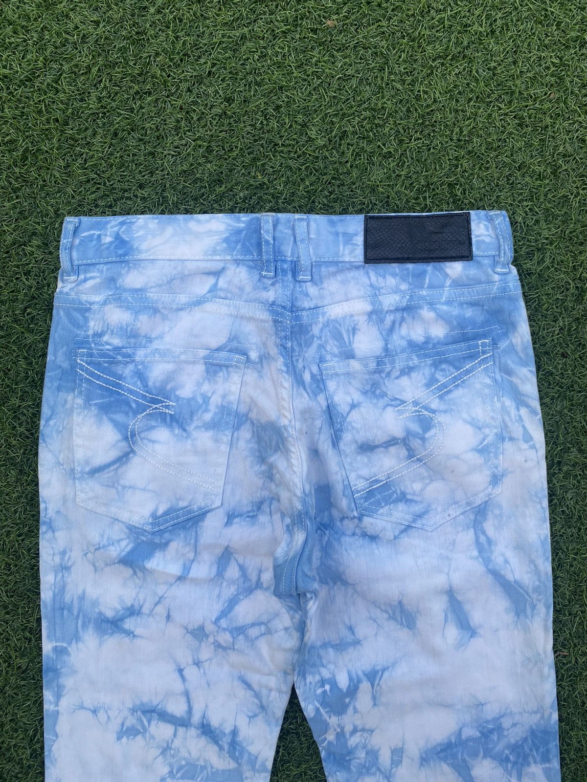 semanticdesign SEMANTIC DESIGN BLUE WHITE TIE DYE Size US 27 - 5 Thumbnail