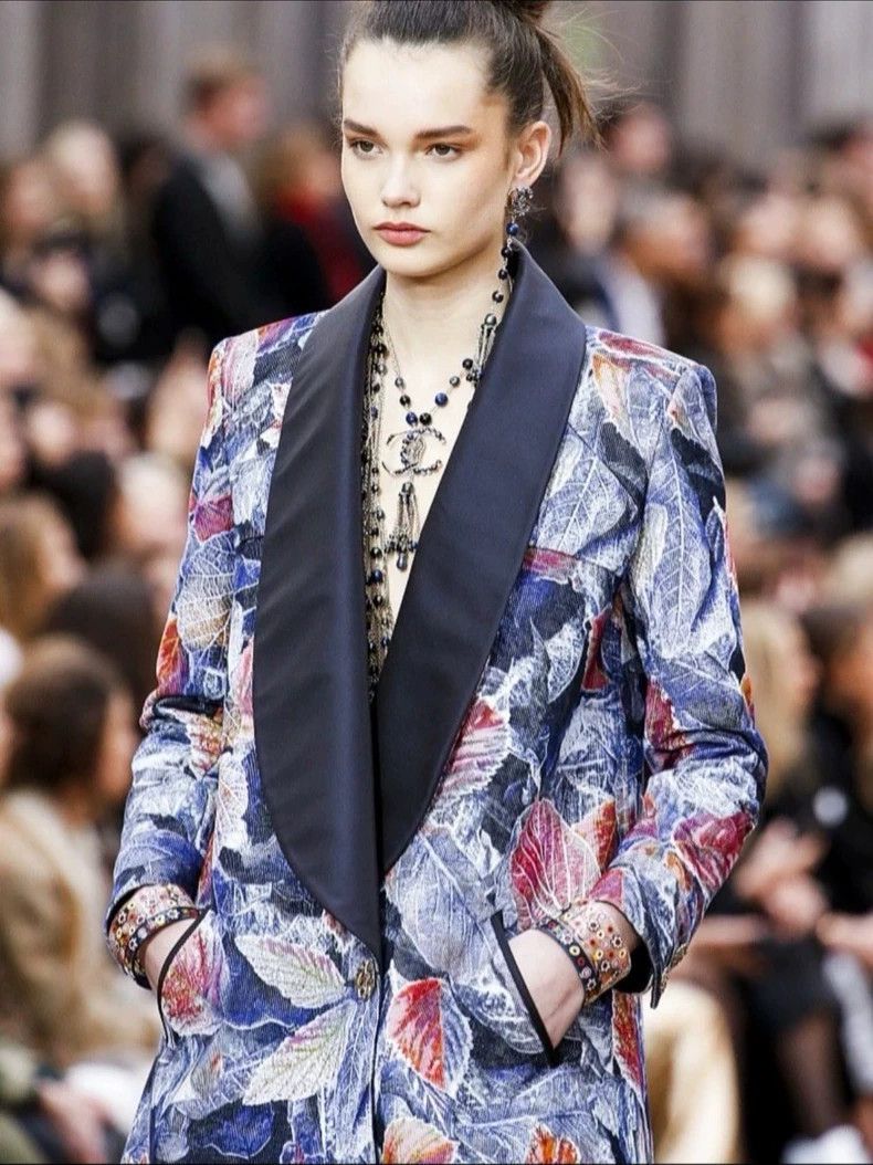 Chanel Chanel 18K Forest Series Show Lapel Jacket Size S / US 4 / IT 40 - 4 Thumbnail