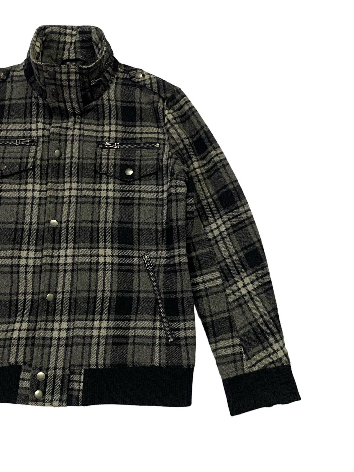 If Six Was Nine × Japanese Brand × semanticdesign SemanticDesign Checkered Wool Jacket Size US L / EU 52-54 / 3 - 18 Thumbnail