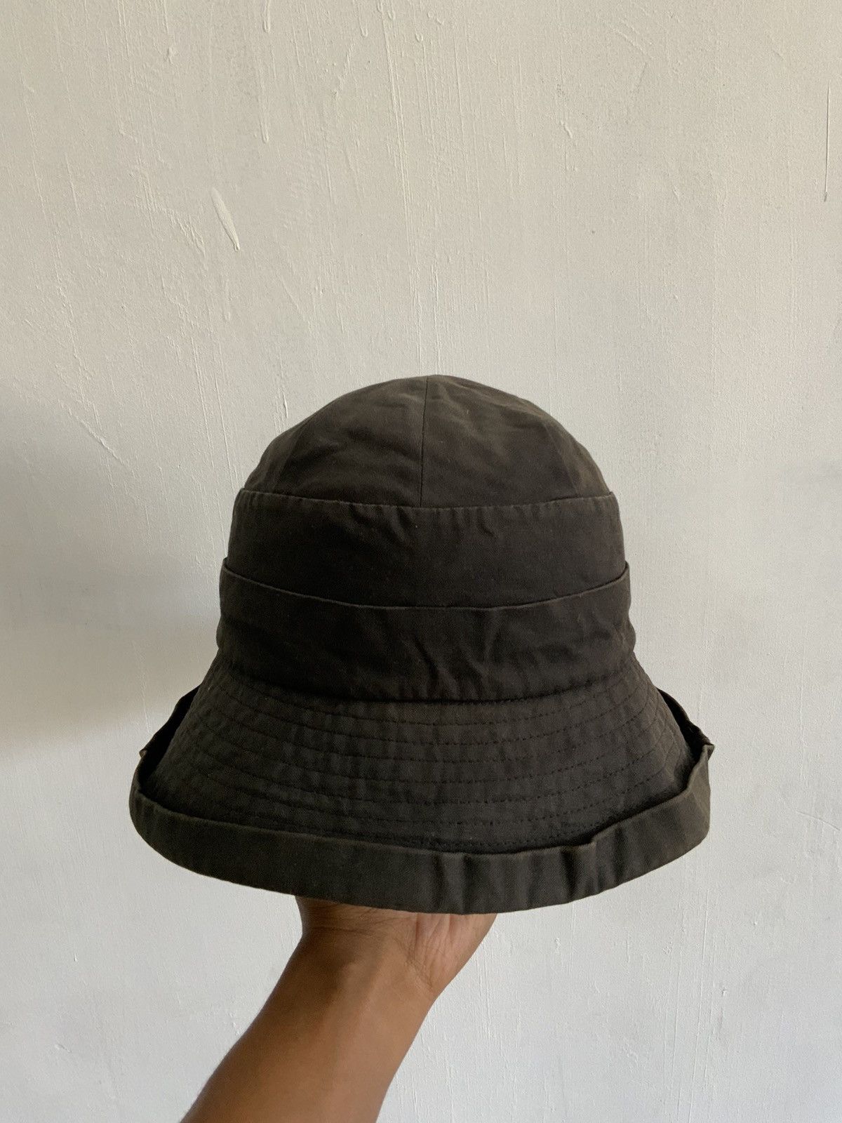 Japanese Brand Top Valu Fade Black Outdoor Bucket Hat Size ONE SIZE - 5 Thumbnail