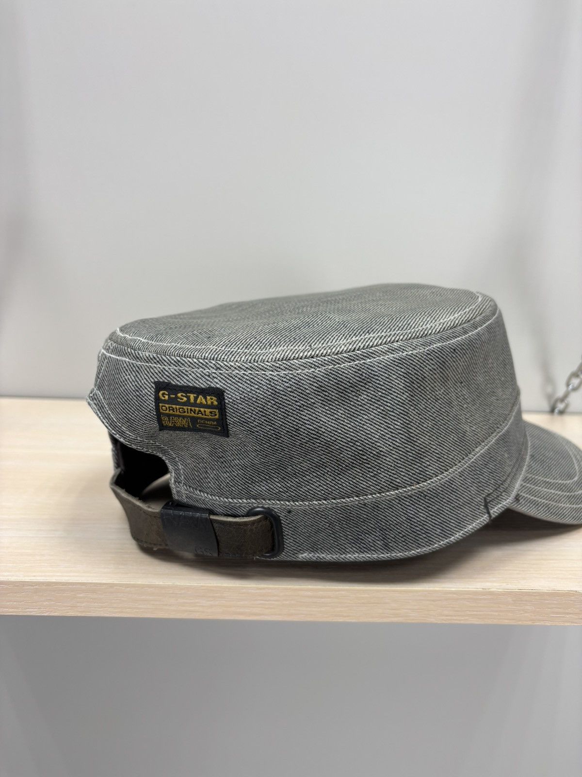 G-Star Mens denim Y2k cap G Star Raw Color Gray Size ONE SIZE - 6 Thumbnail