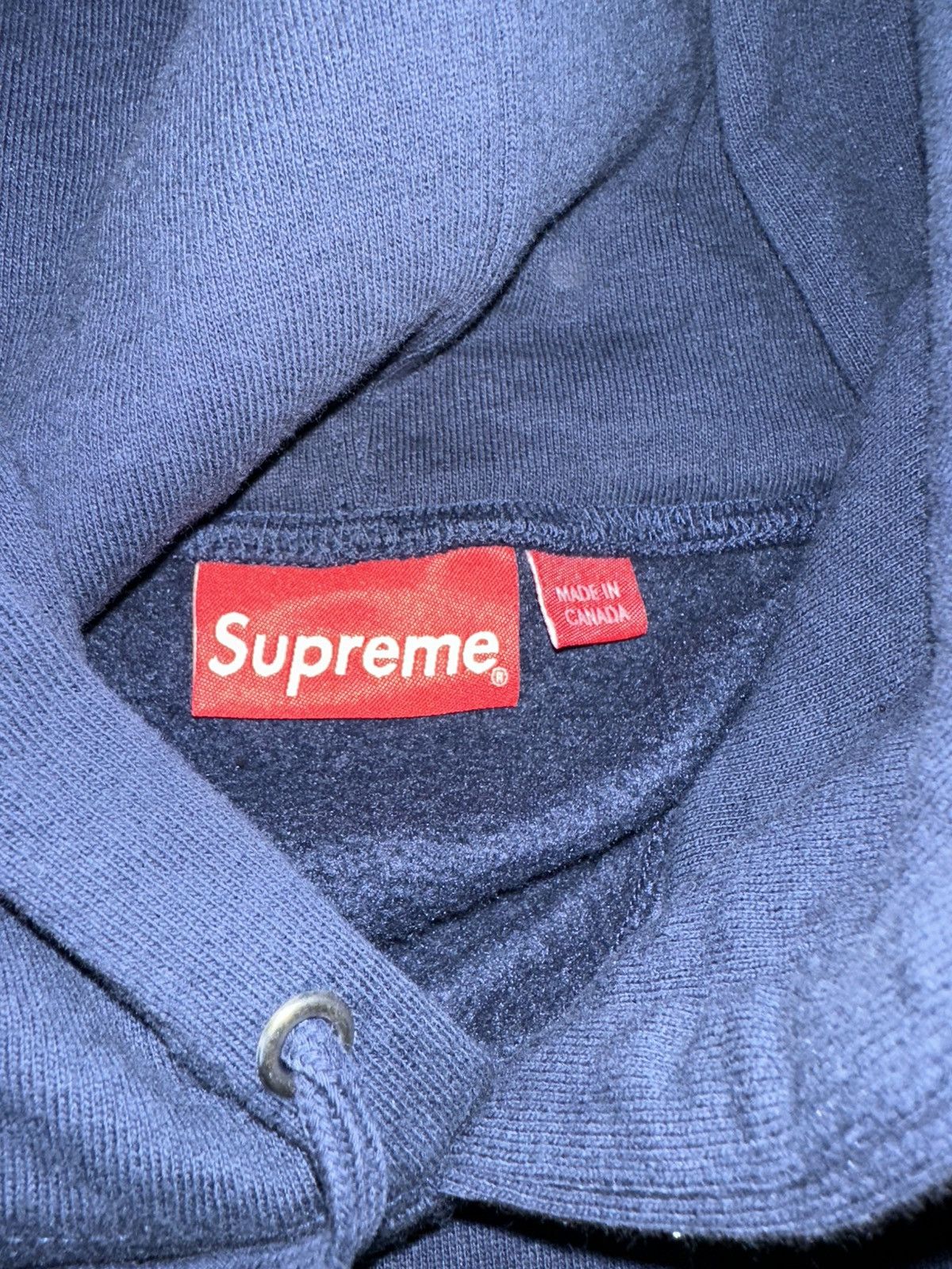 Supreme Supreme Bling Box Logo Hooded Sweatshirt Navy New Size US M / EU 48-50 / 2 - 5 Thumbnail