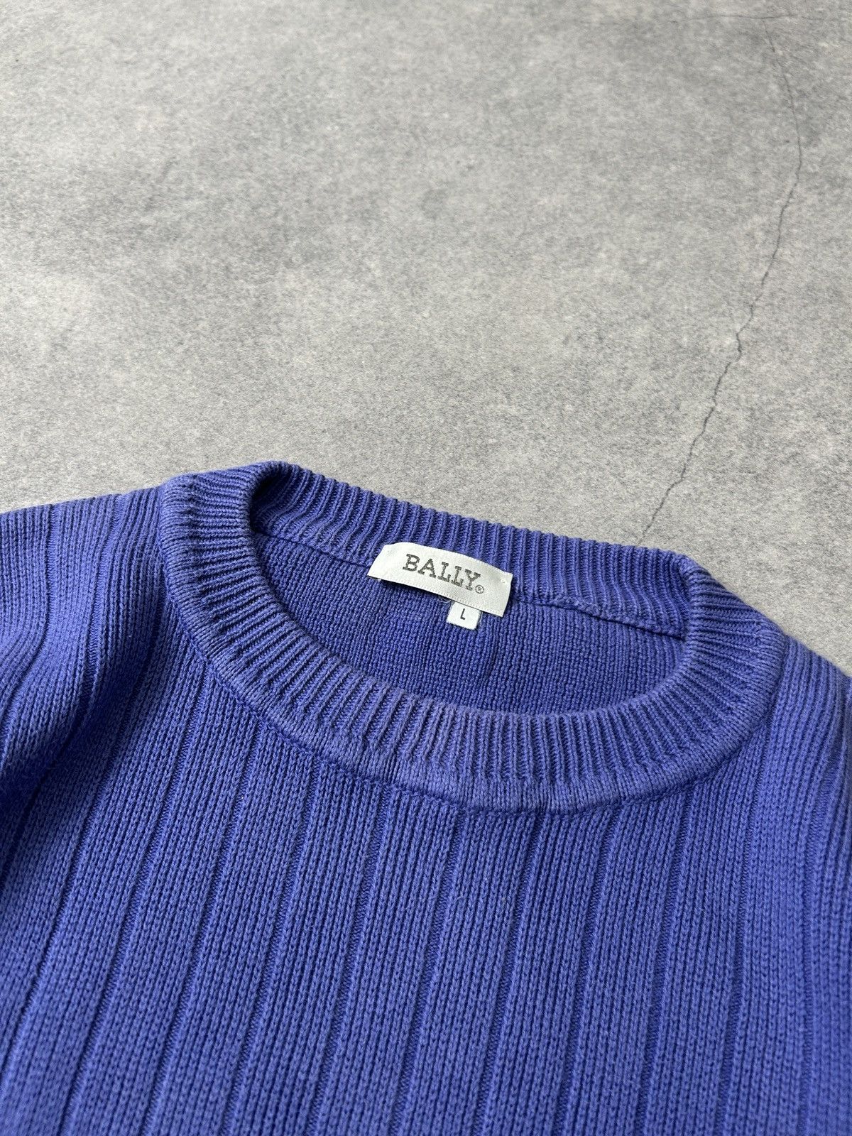 Bally Vintage Bally Knit-wear sweatshirt mens 90s rare Size US L / EU 52-54 / 3 - 2 Thumbnail