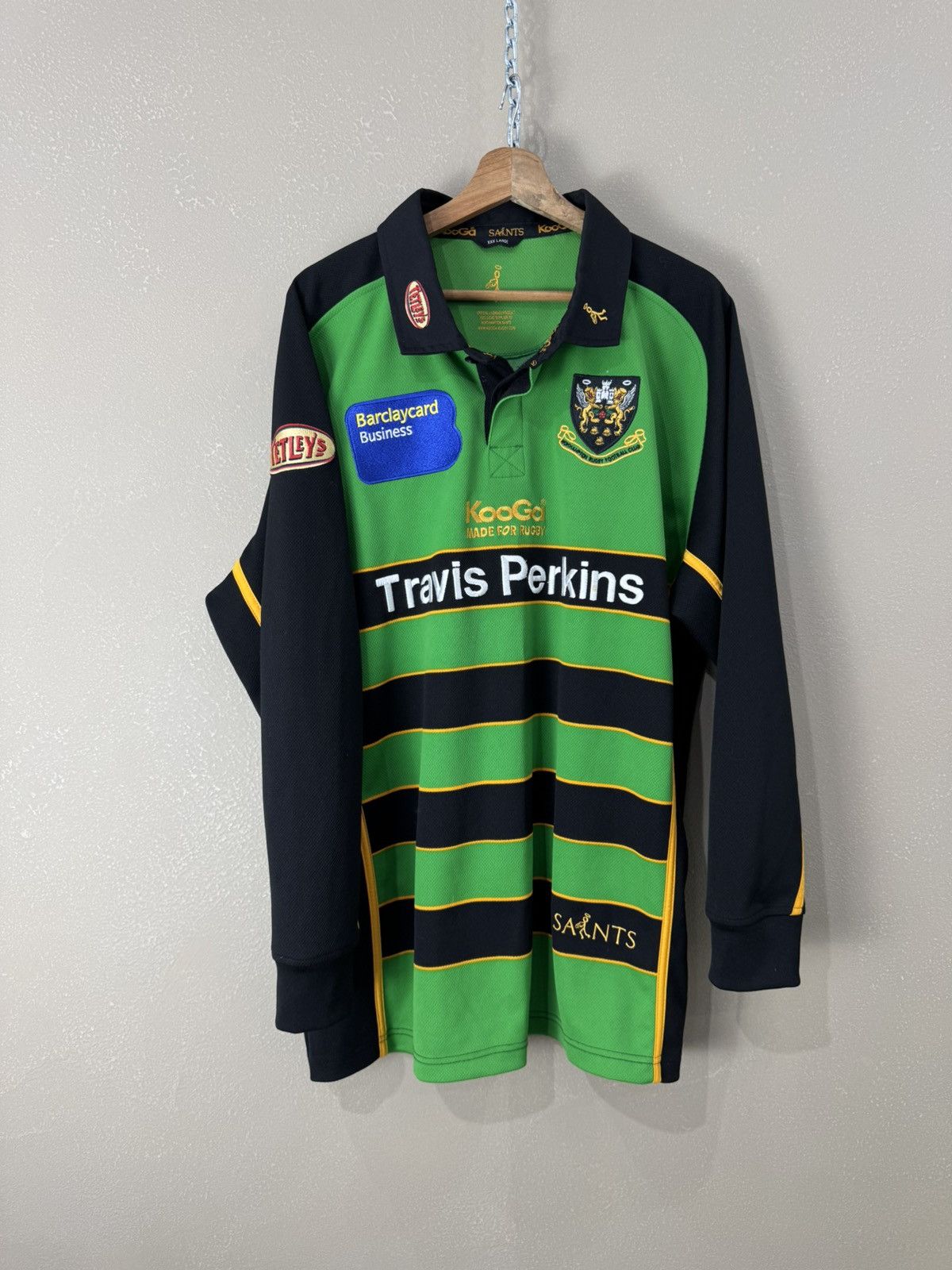Vintage Vintage Northampton Saints Rugby Shirt Jersey Rare Size US XXL / EU 58 / 5 - 1 Thumbnail