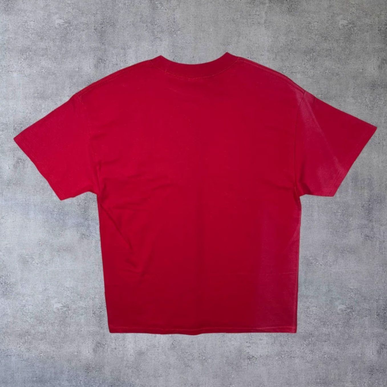 Vintage Vintage Unbranded T-Shirt Graphic Red L Men Short Sleeve Cotton 1990s Temptation Skater Spellout Size US L / EU 52-54 / 3 - 2 Thumbnail