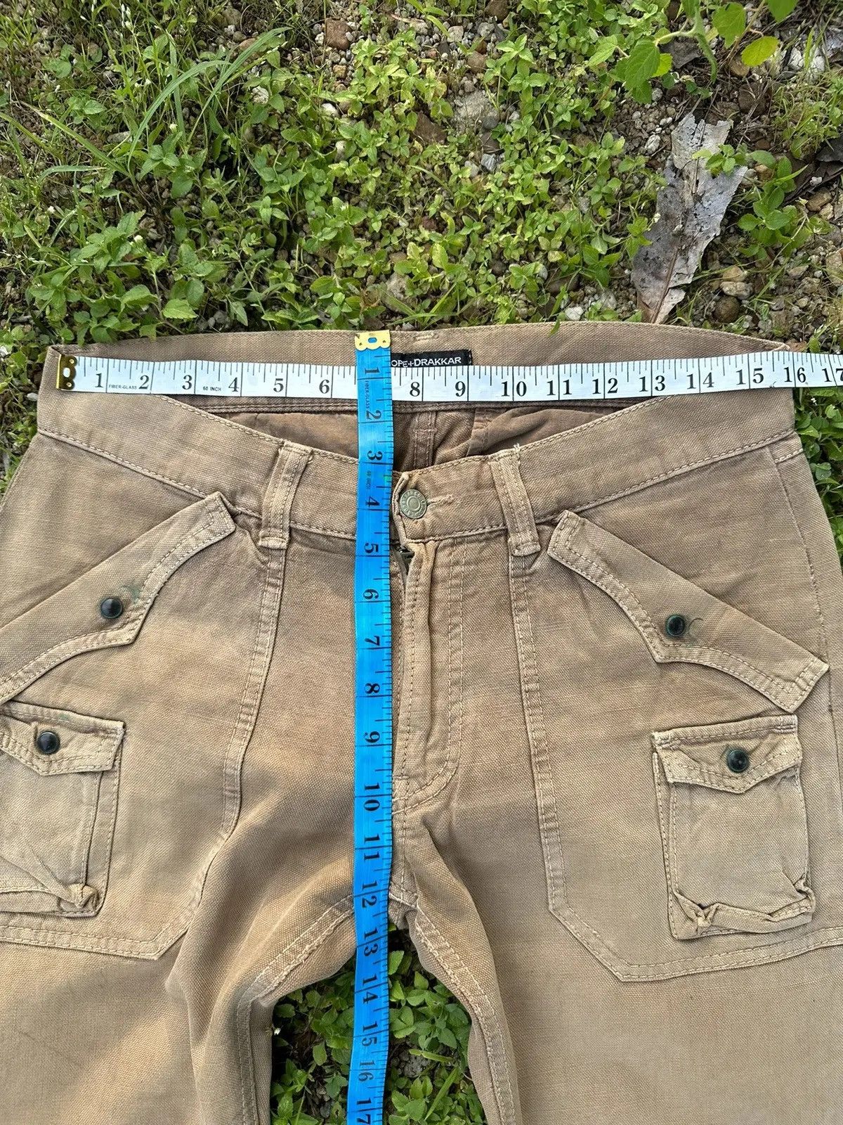 Japanese Brand W32 L31 🔥 VINTAGE DOPE+DRAKKAR CURVE/BANANA LEGS BUSH PANTS Size US 32 / EU 48 - 6 Thumbnail