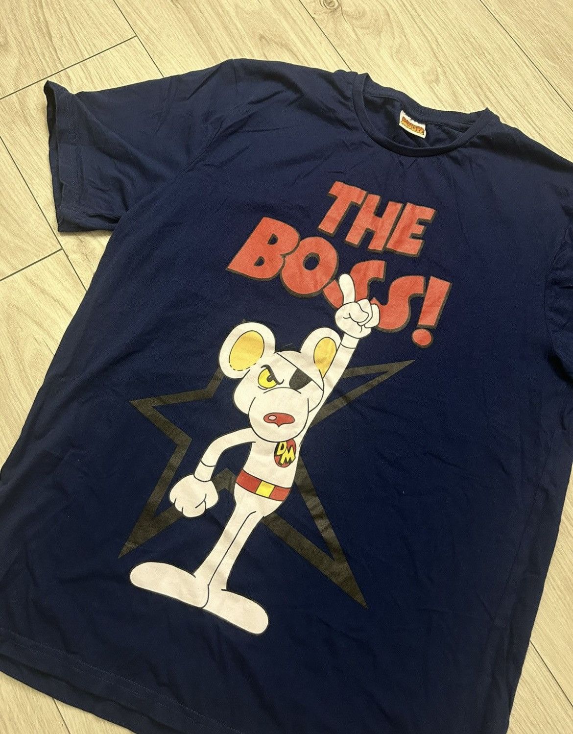 Disney × Vintage Danger Mouse T-Shirt Big Printed Graphic in Front Size M Size US M / EU 48-50 / 2 - 3 Thumbnail