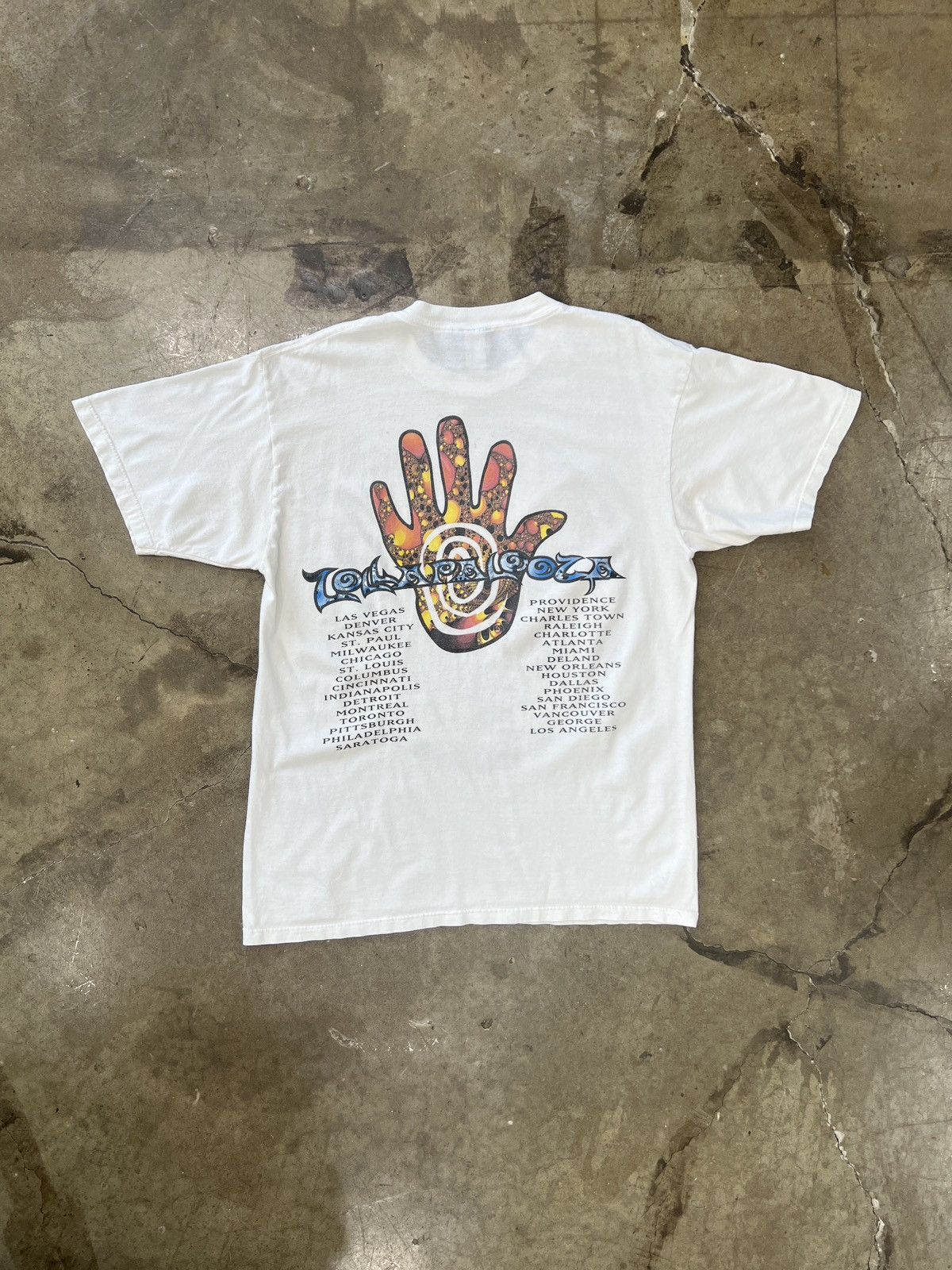 Band Tees Vintage 1994 Lollapalooza Festival Psychedelic Tee XL Size US XL / EU 56 / 4 - 5 Thumbnail