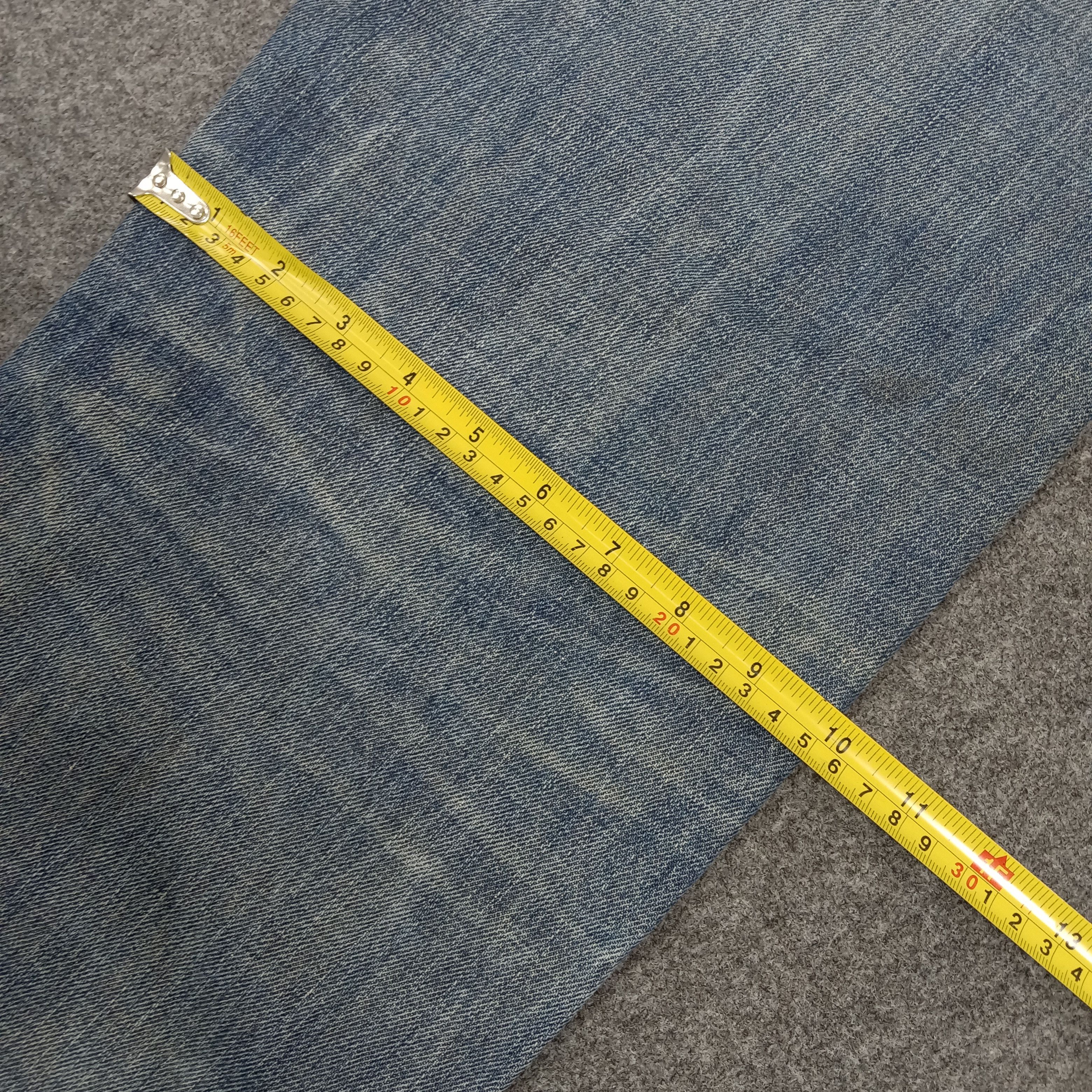 Levi's Levi's 502 Big E Selvedge Distressed 90's Denim Jeans E1A33 Size US 34 / EU 50 - 12 Thumbnail