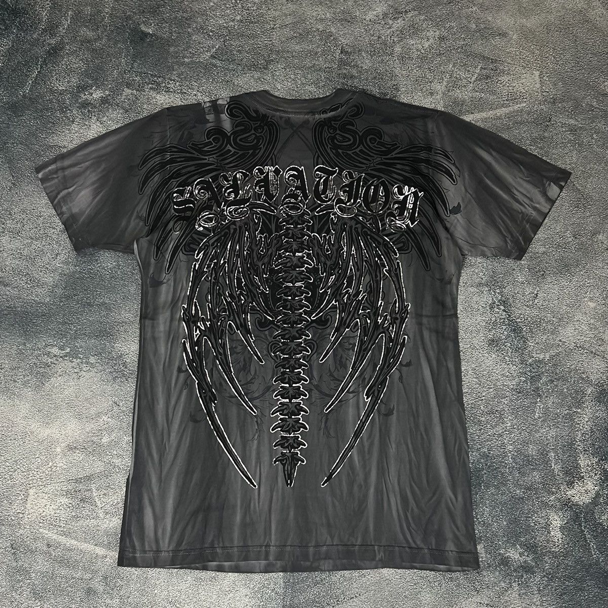 Japanese Brand Y2k Overprint Black Size US M / EU 48-50 / 2 - 2 Thumbnail
