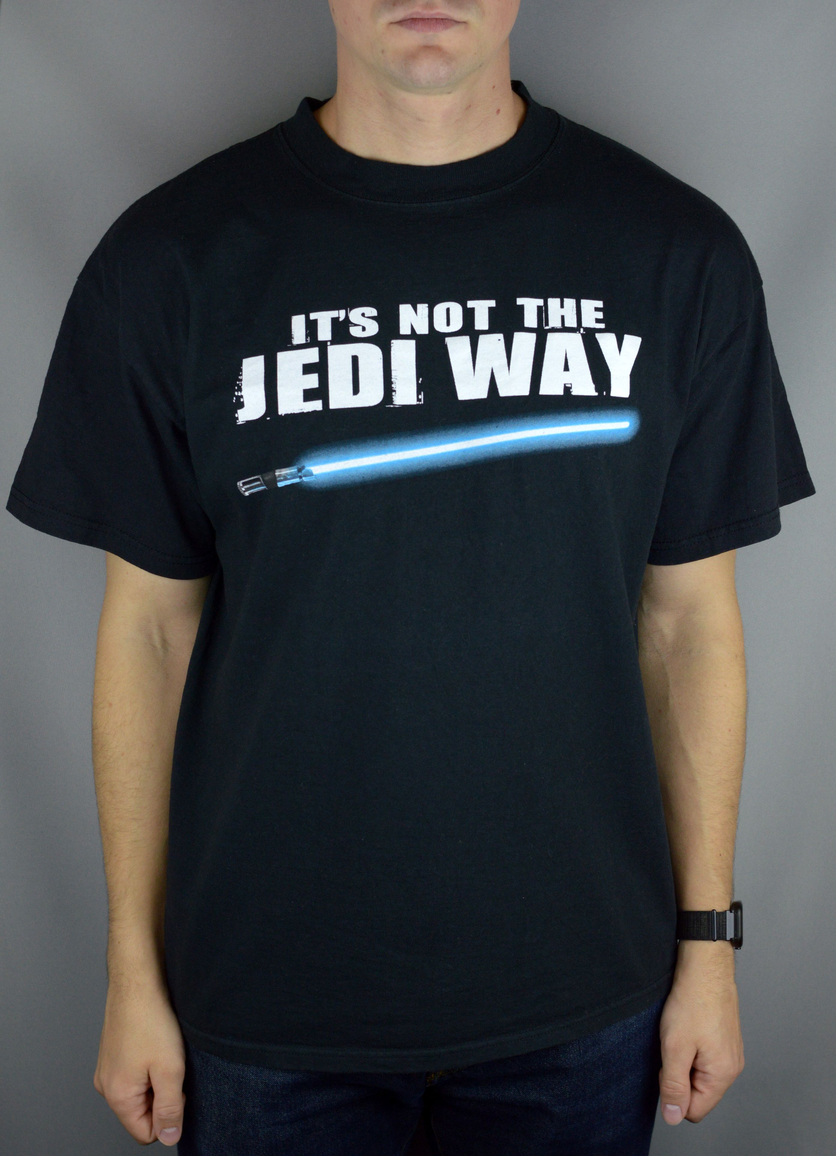 Vintage Vintage Star Wars It s Not The Jedi Way 90s t shirt Size US L / EU 52-54 / 3 - 1 Thumbnail