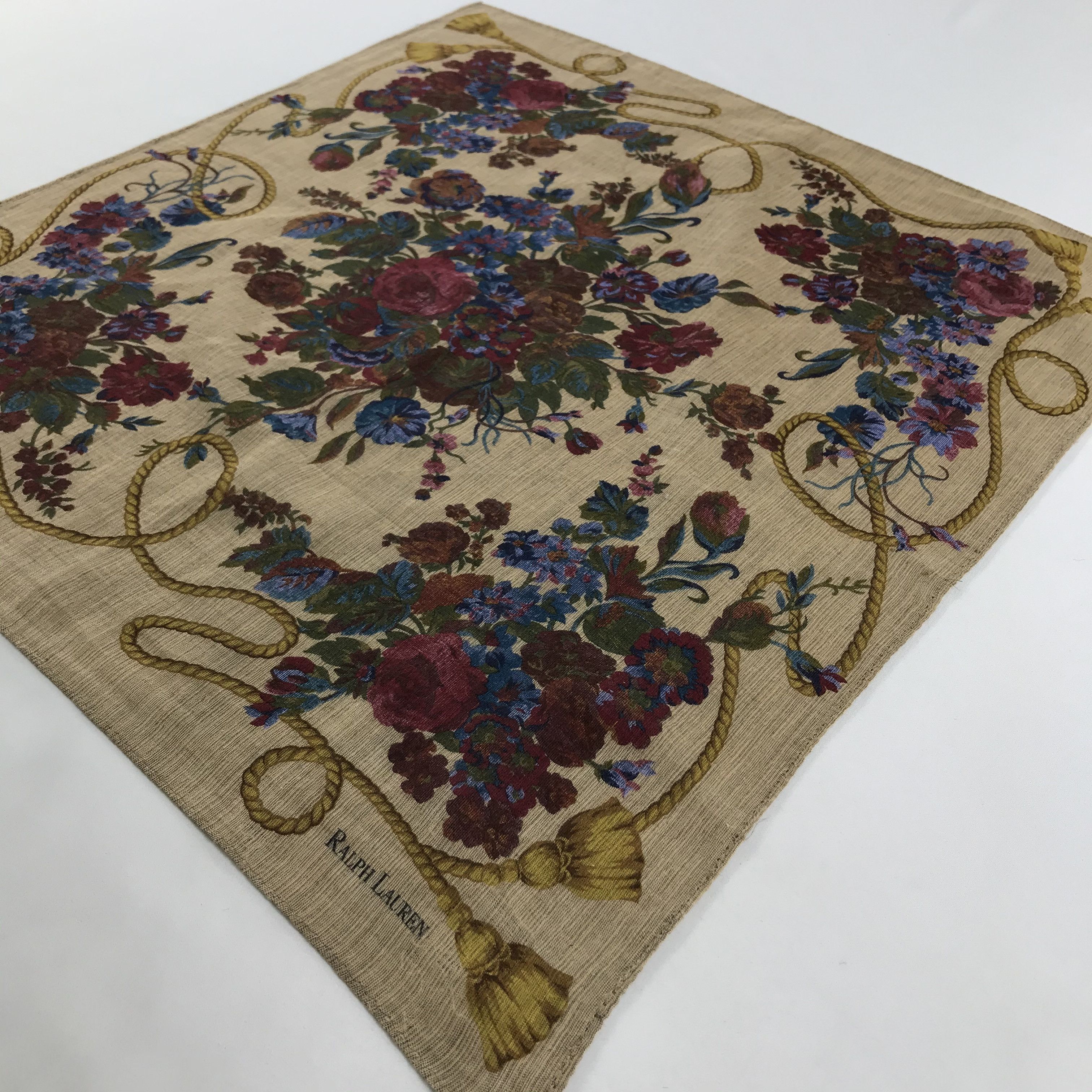 Ralph Lauren × Vintage Ralph Lauren Bandana / Handkerchief / Neckerchief - S1475 Size ONE SIZE - 2 Thumbnail