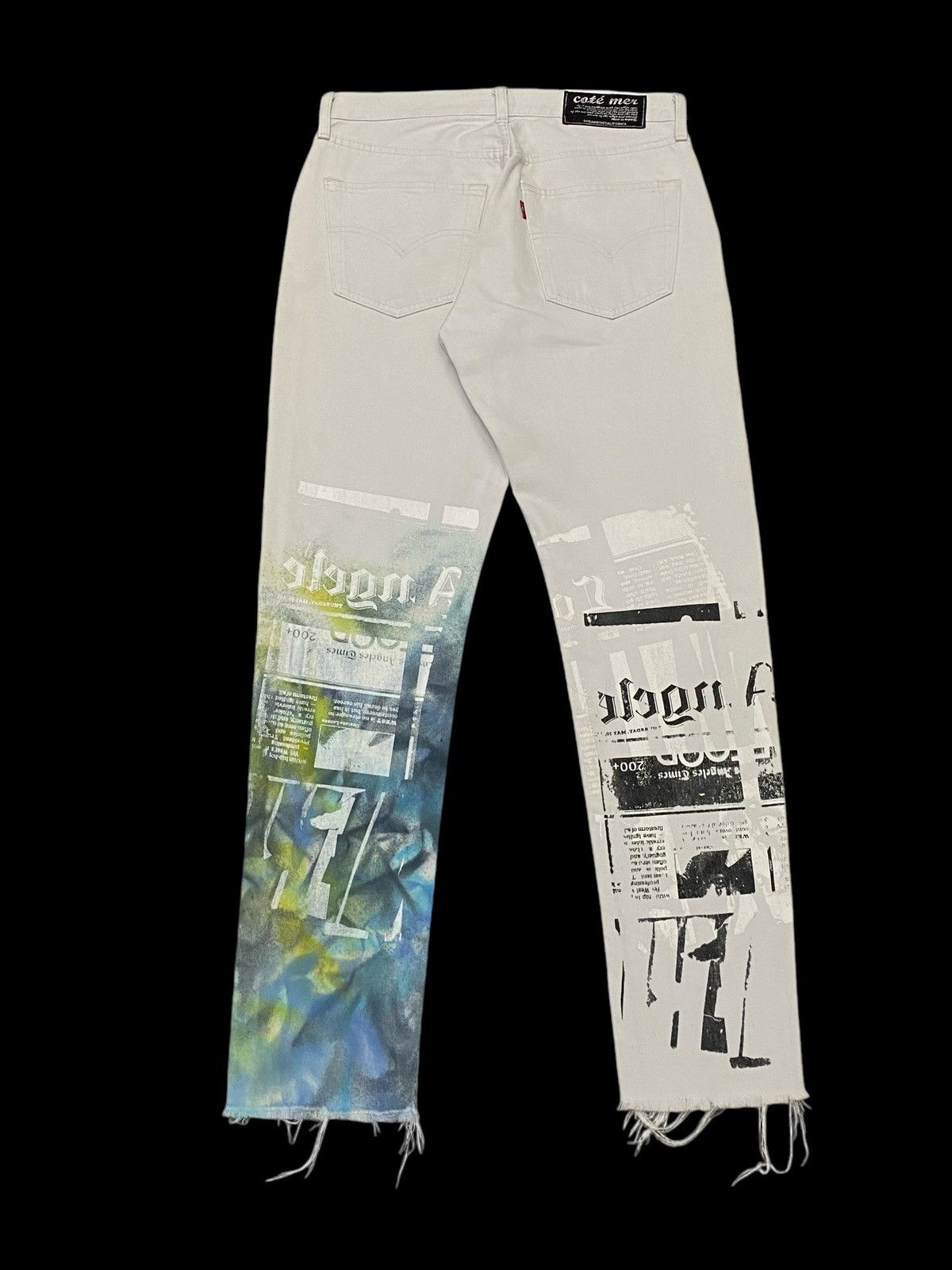 Japanese Brand × Levi's Levi’s X Cote Mer Printed “Sex Pistol” Anarchy In The Japan Size US 30 / EU 46 - 3 Thumbnail