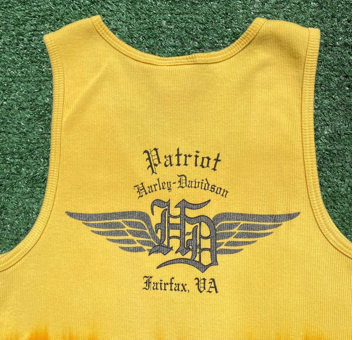 Harley Davidson 2004 Harley Davidson Eagle Flames Ombré Tank Top Small Size S / US 4 / IT 40 - 7 Thumbnail