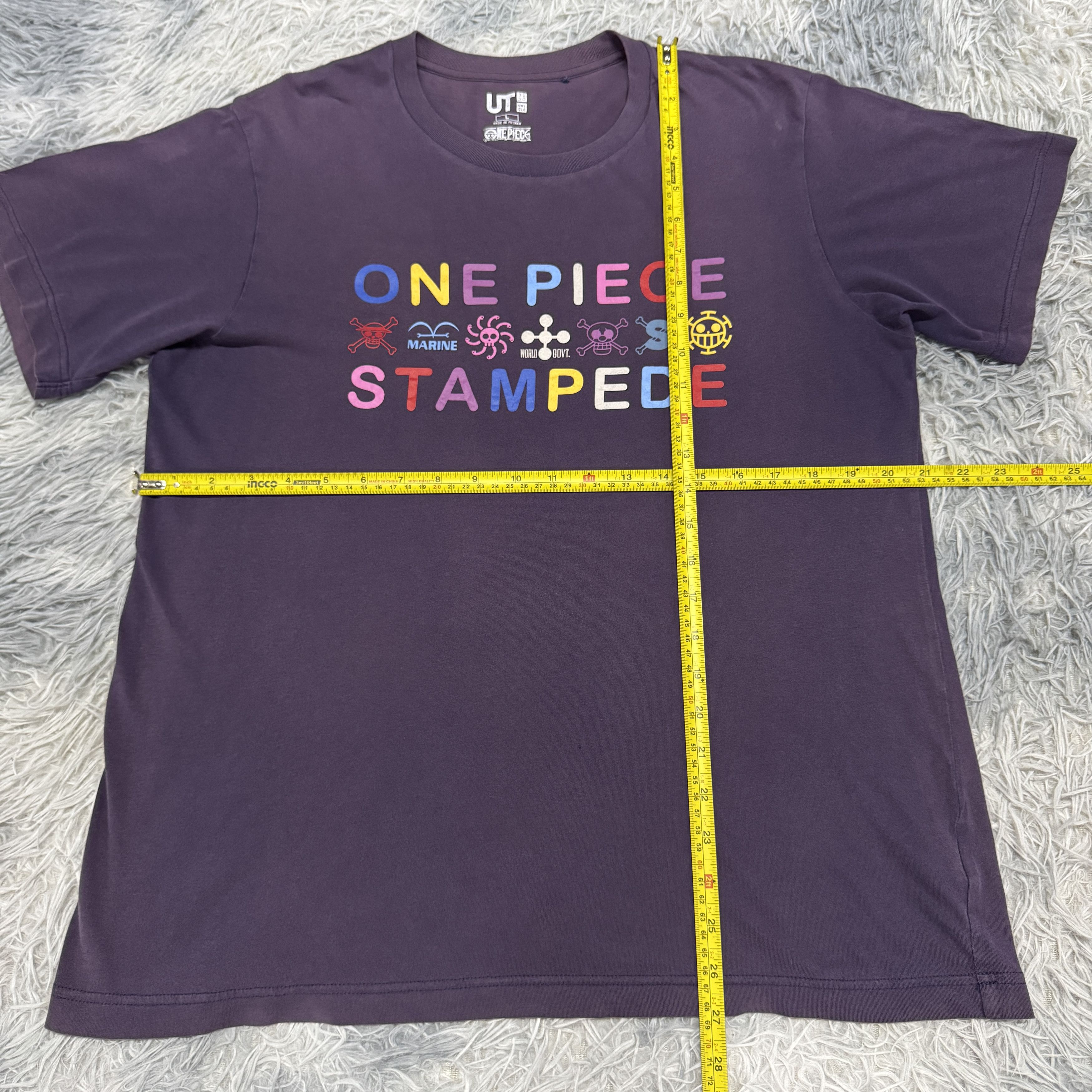 Uniqlo Uniqlo x One Piece Stampede Navy Shonen Jump Anime Sunfaded Size US L / EU 52-54 / 3 - 5 Thumbnail