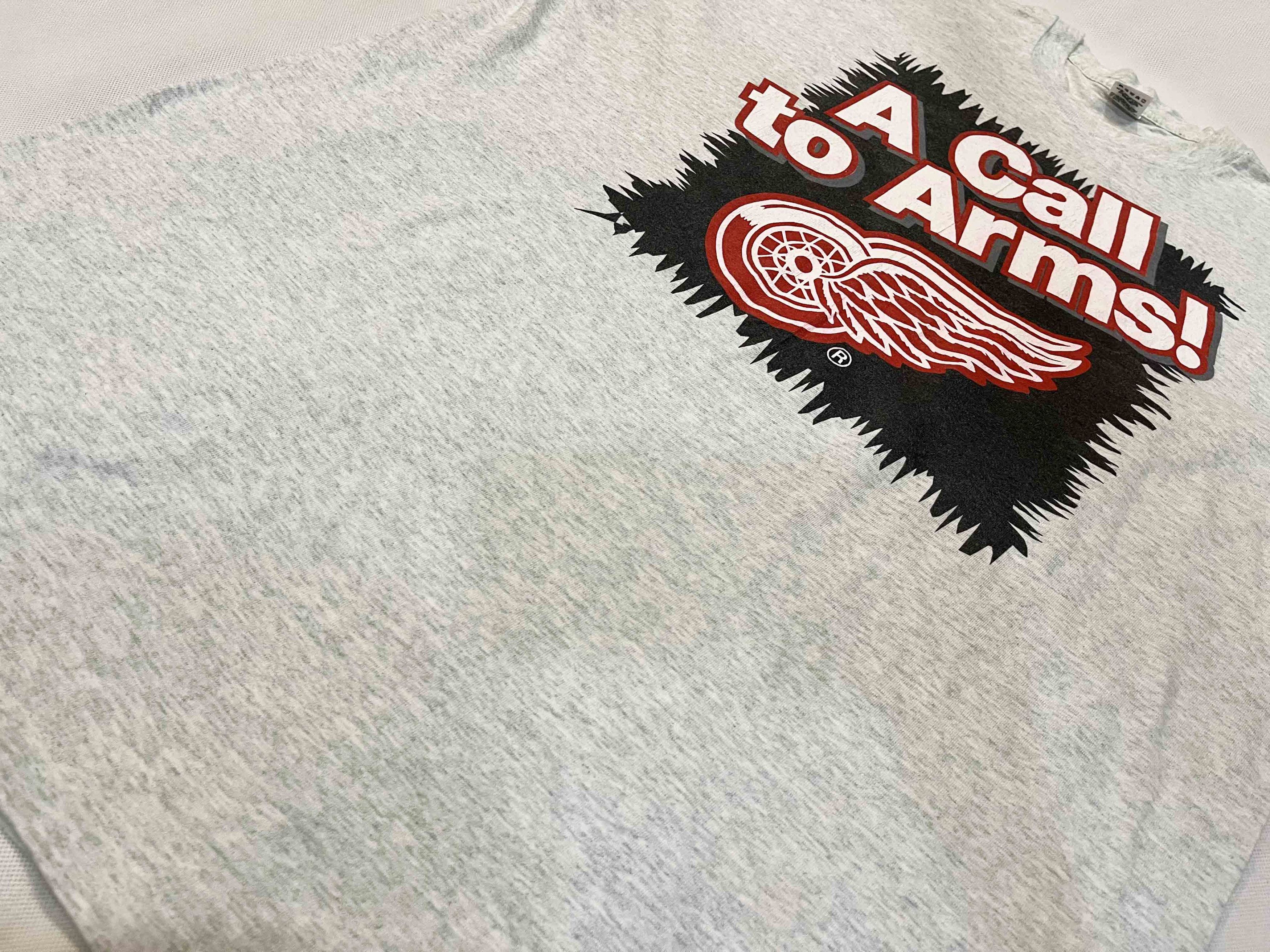 Fruit Of The Loom × Vintage Vintage Fruit of the Loom NHL Detroit Red Wings T-Shirt Size US XXL / EU 58 / 5 - 8 Thumbnail