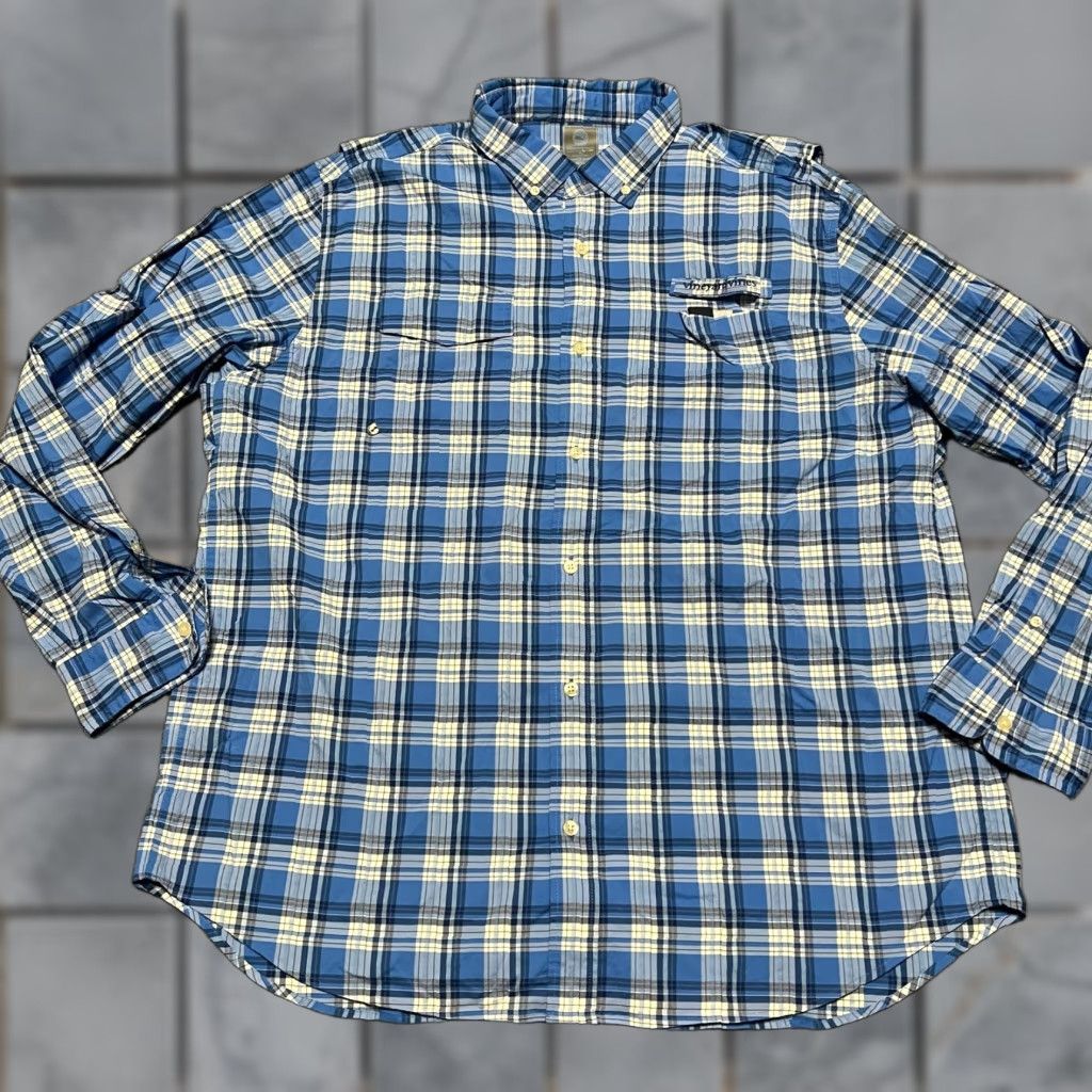 Vineyard Vines Vineyard Vines Shirt XL Men Blue Plaid Harbor Whale Button Vented Performance Long Sleeve Size US XL / EU 56 / 4 - 1 Thumbnail