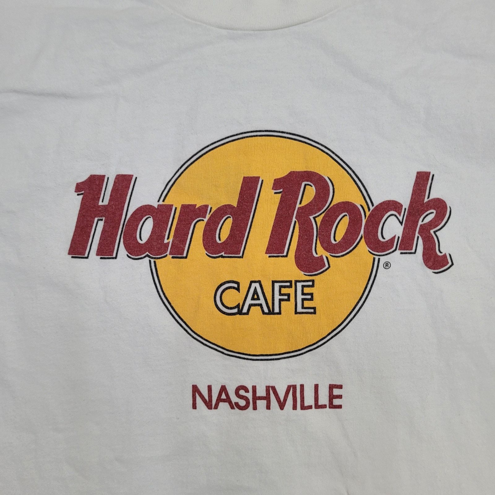 Hard Rock Cafe Vintage Hard-Rock Cafe Crop-Top Shirt Womens Large 20x20 Size L / US 10 / IT 46 - 10 Thumbnail