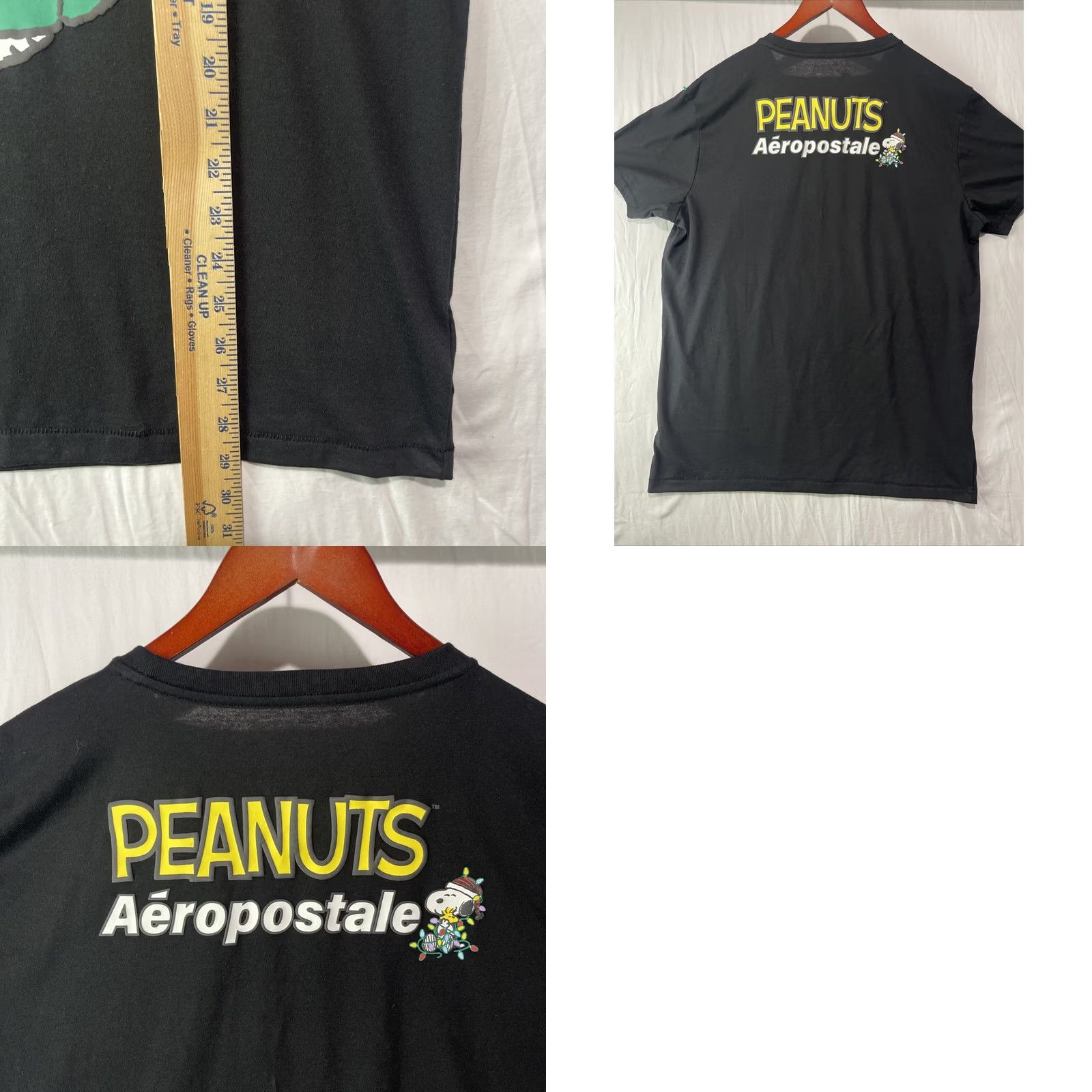 Aeropostale Snoopy Shirt Mens Large Peanuts Woodstock Aeropostale Holidays Christmas Adult Size US L / EU 52-54 / 3 - 9 Thumbnail