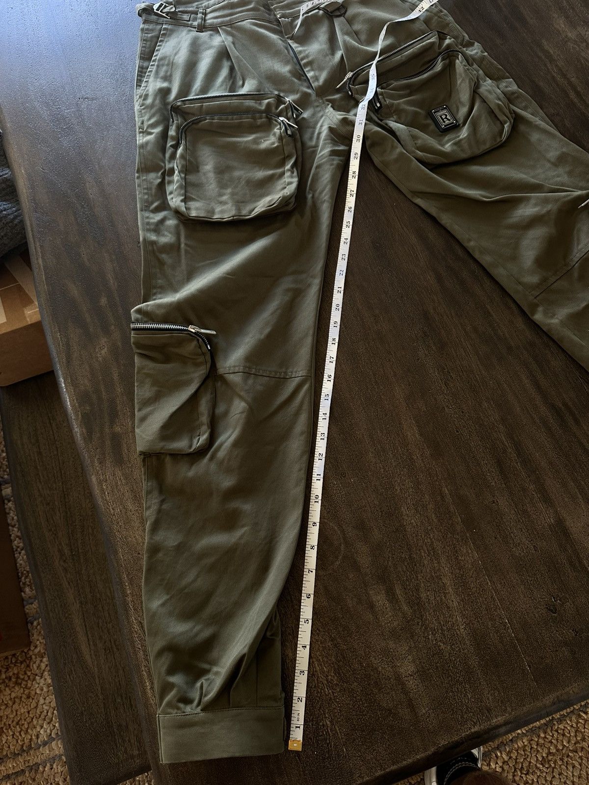 Represent Clo. Green Cargo Pants FW19 - Medium Size US 32 / EU 48 - 6 Thumbnail