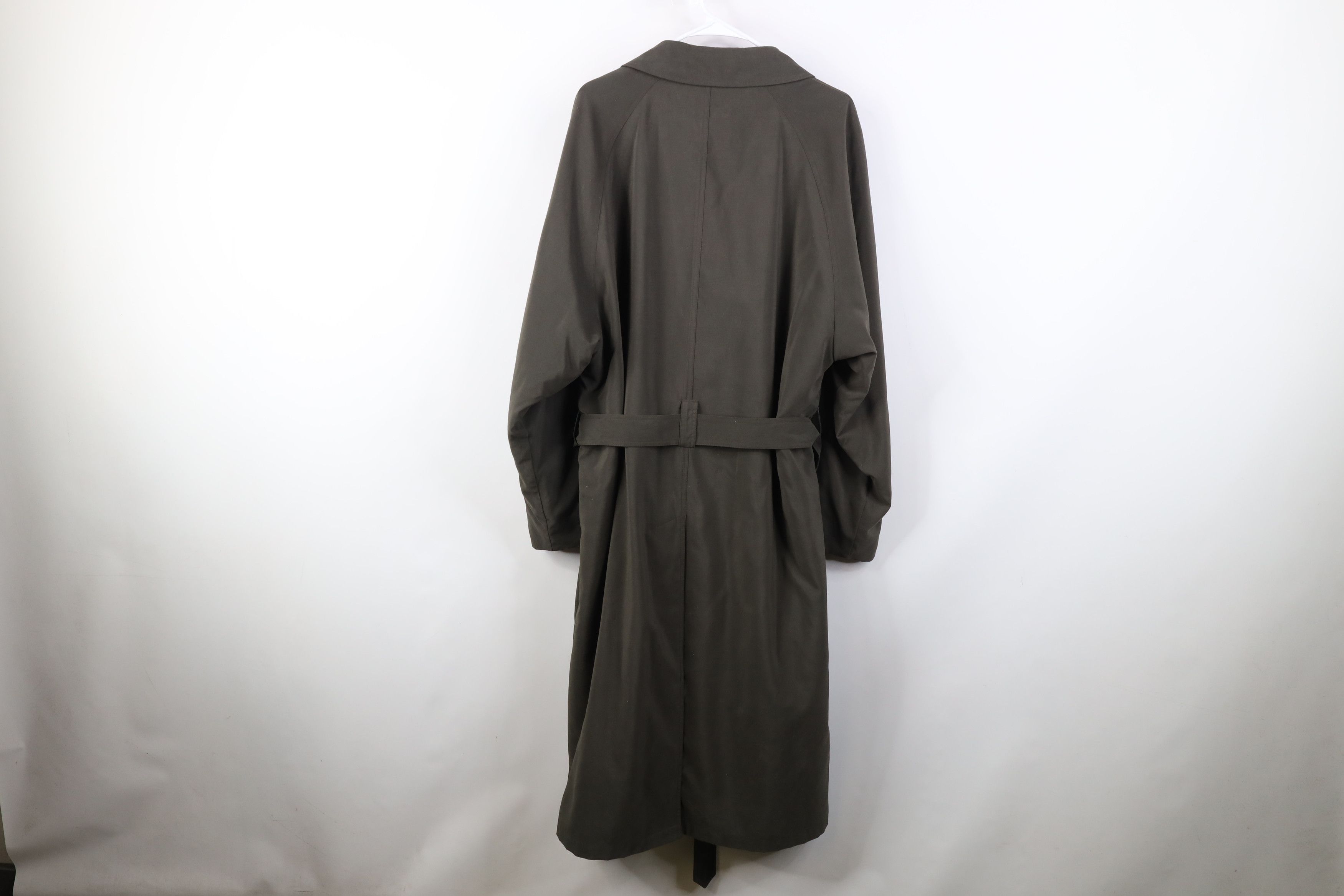 Vintage Vintage 90s Streetwear Belted Microfiber Trench Coat Jacket Size US XXL / EU 58 / 5 - 14 Thumbnail