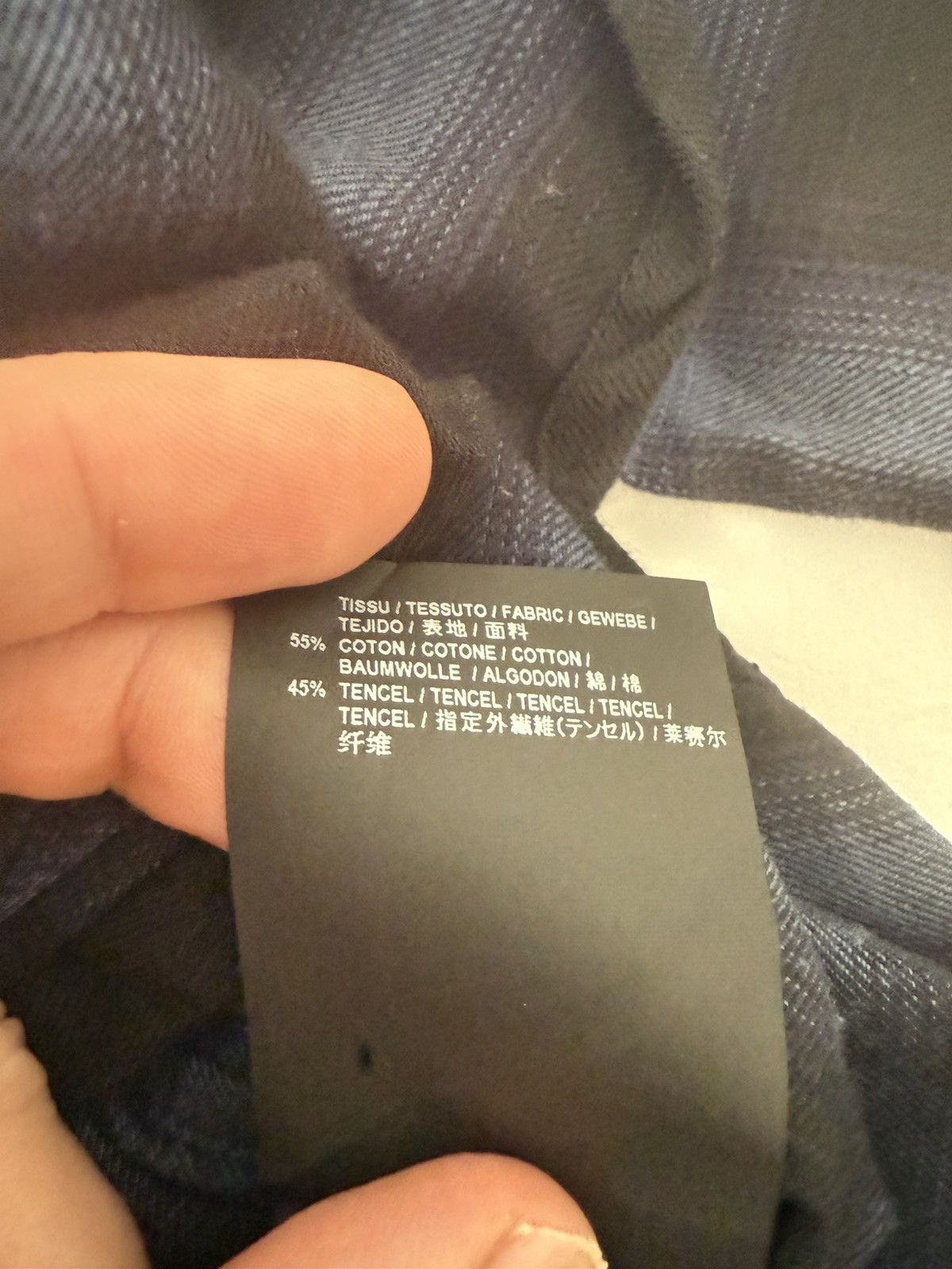 Hedi Slimane × Saint Laurent Paris Saint Laurent SS16 blue stripe flannel shirt Size US S / EU 44-46 / 1 - 11 Thumbnail