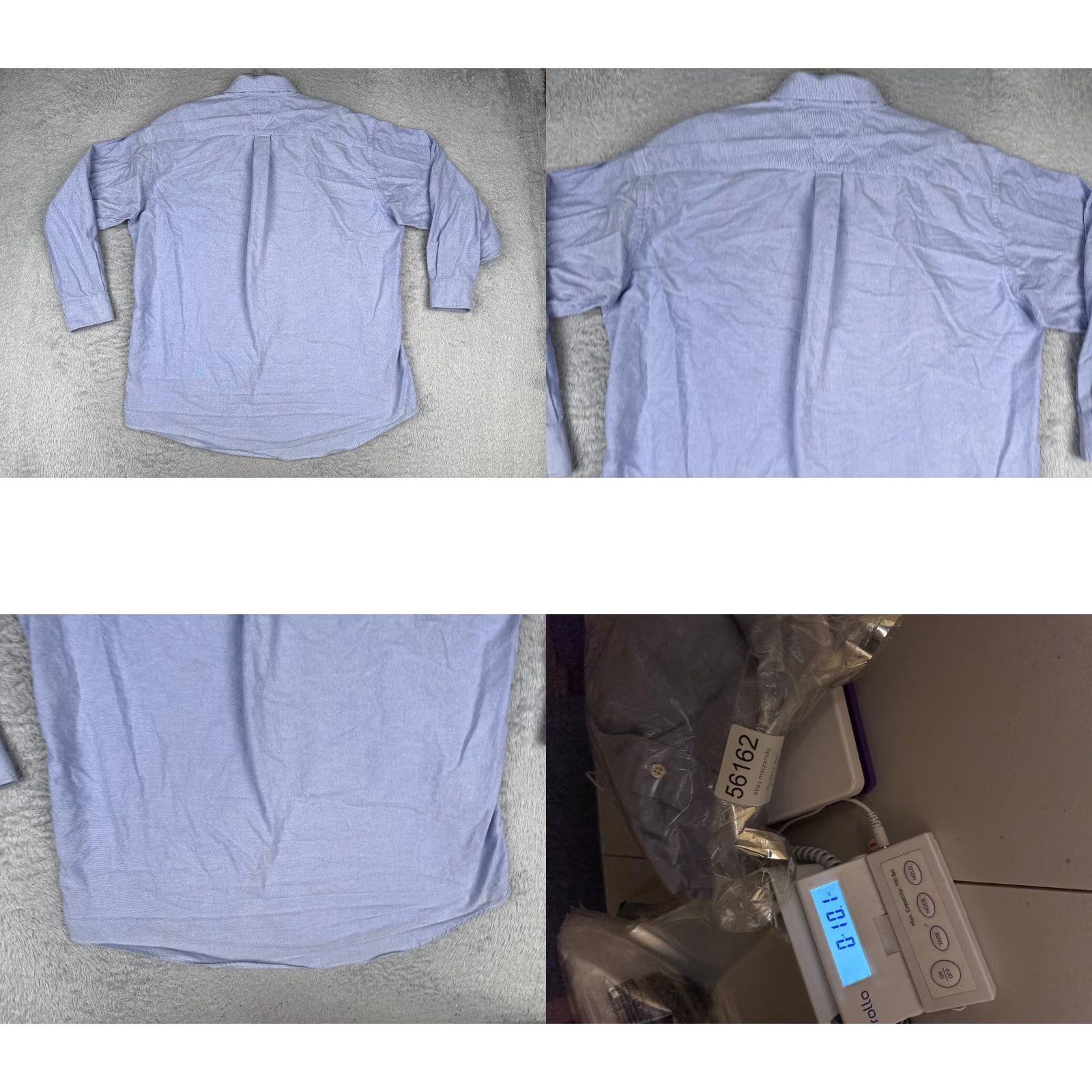 Tommy Hilfiger Tommy Hilfiger Shirt Men XL Blue Button Up Long Sleeve Pocket Casual Workwear 16 32-33 Regular Chest 40 in Cotton Woven Button-Down Collar Size US L / EU 52-54 / 3 - 9 Thumbnail