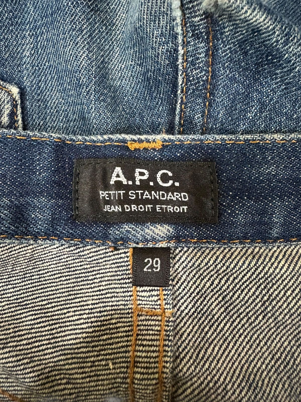 A.P.C. Vintage APC Petit New Standard Selvedge Jeans Size US 30 / EU 46 - 10 Thumbnail