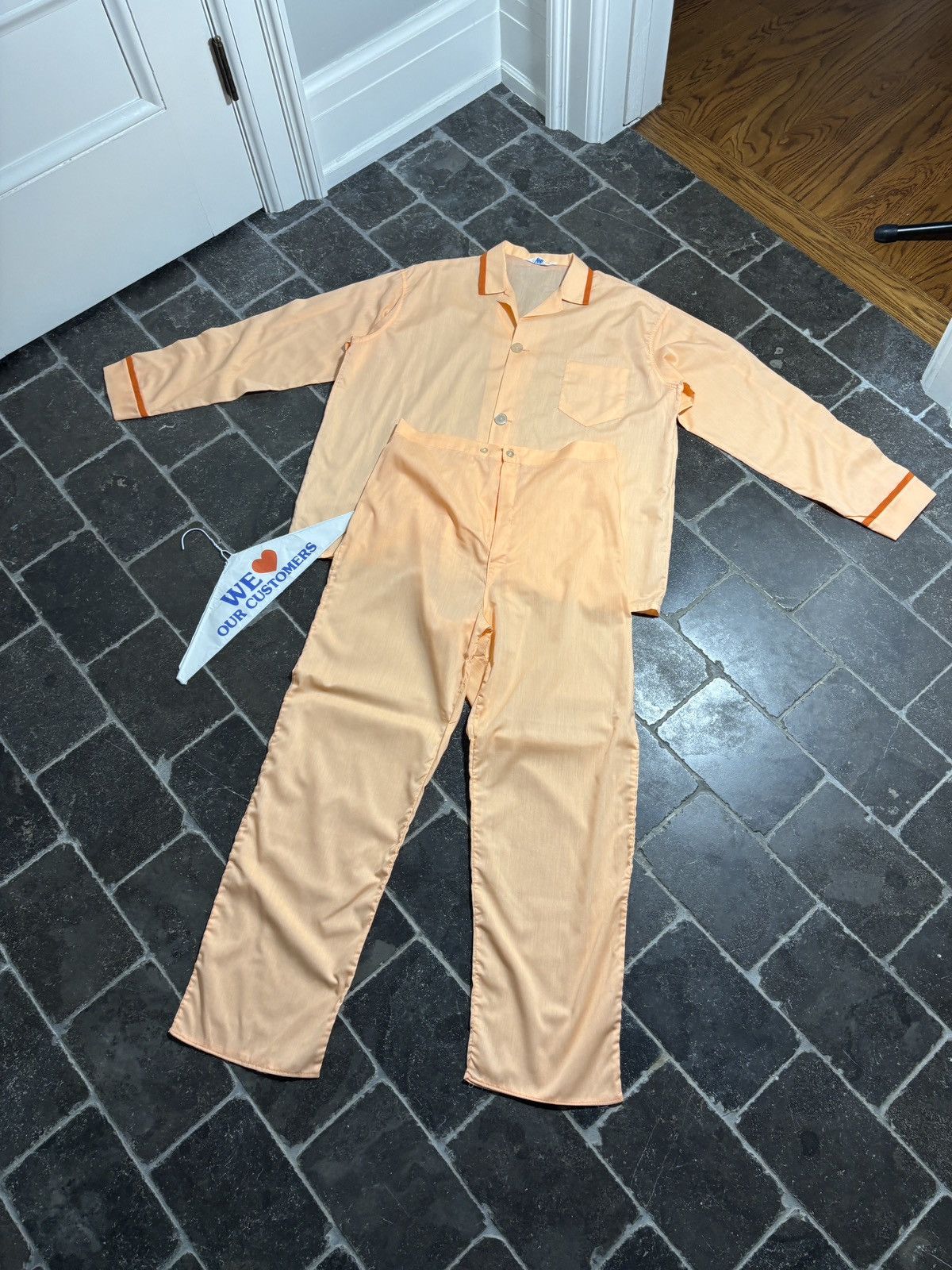 Vintage 1950s Pajamas Set True Vintage Matching PJs Two Piece Suit Size US 36 / EU 52 - 17 Thumbnail