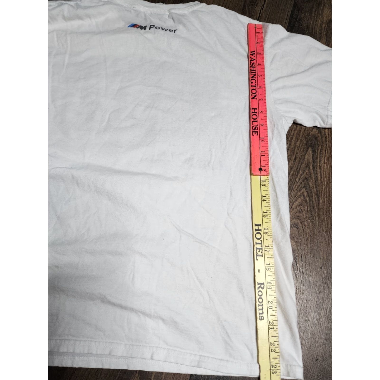BMW Vintage BMW M Power Z4 Car Cropped T-Shirt Womens Large White Distressed Size L / US 10 / IT 46 - 2 Thumbnail