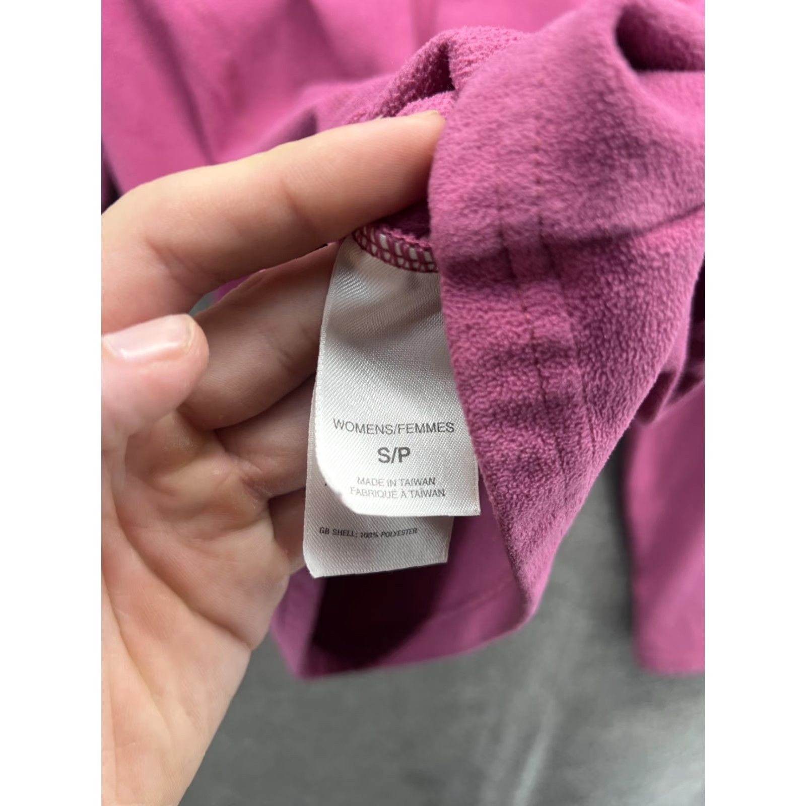The North Face The North Face Sweater Womens Small Pink TKA 100 Fleece Quarter Zip Pullover Size S / US 4 / IT 40 - 3 Thumbnail