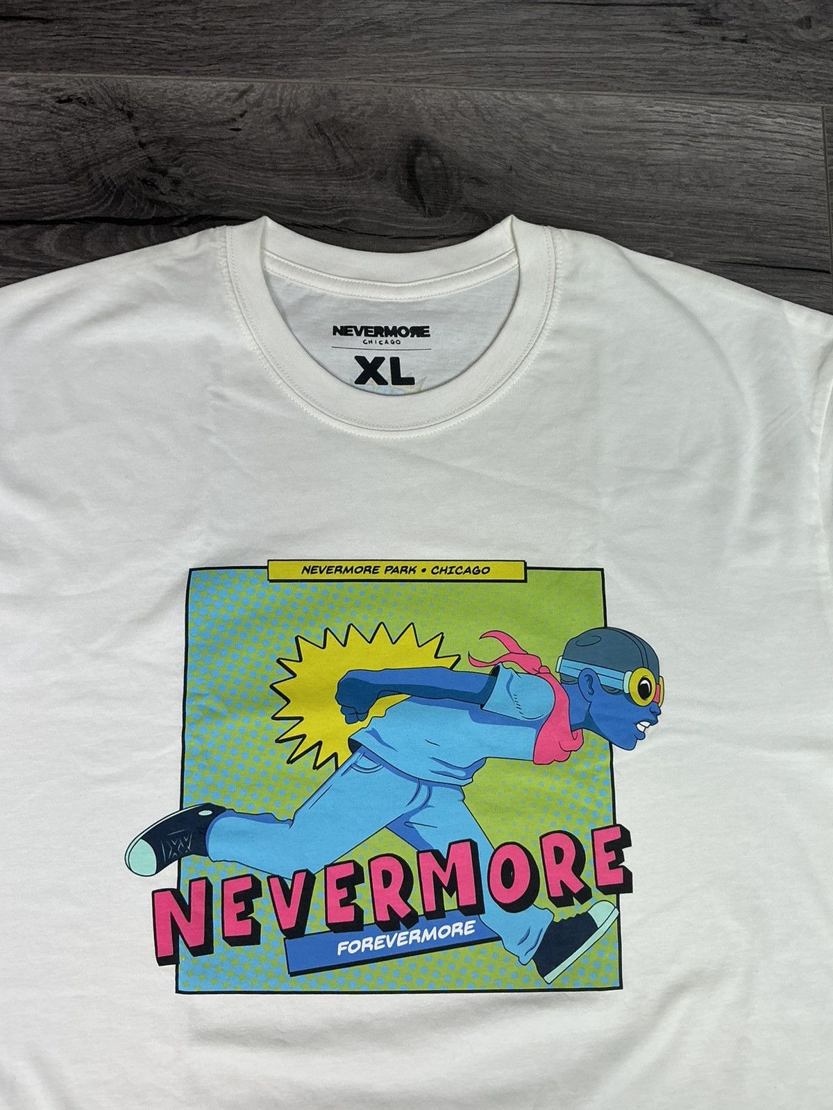 Other Nevermore Park Chicago White T-Shirt XL Size US XL / EU 56 / 4 - 4 Thumbnail