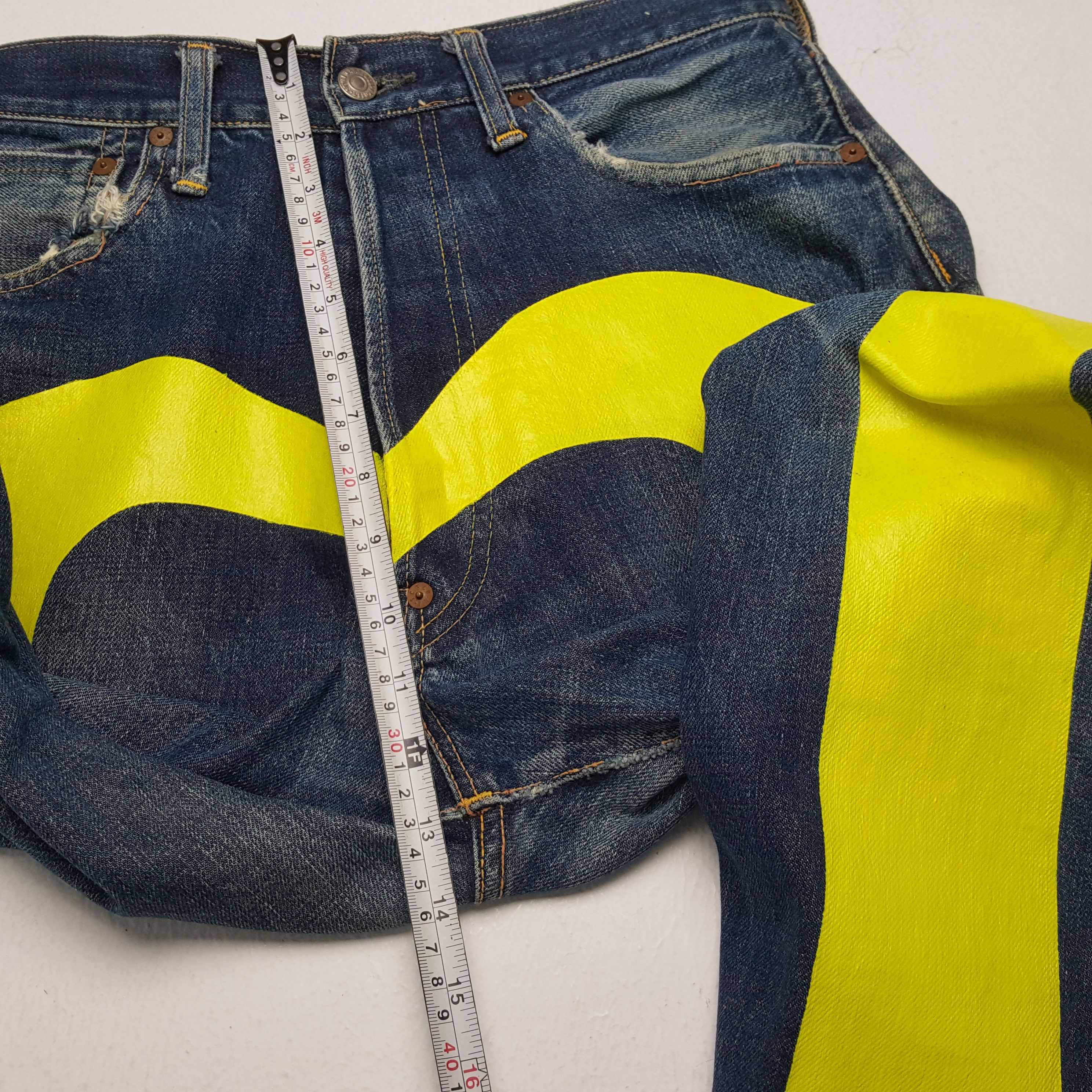 EVIS Japanese Brand Streetwear Custom Daicock Style Jeans