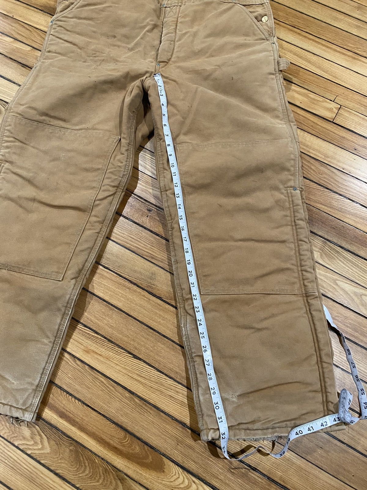 Carhartt × Vintage 42-32 made in USA vintage Carhartt overalls Size US 42 / EU 58 - 10 Thumbnail