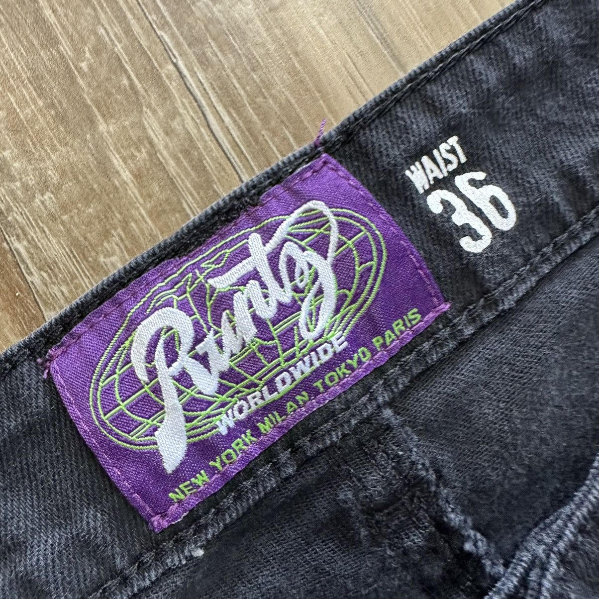 Other Runtz Worldwide Botanical Work Pocket Pants, Black, 36 Size US 36 / EU 52 - 6 Thumbnail
