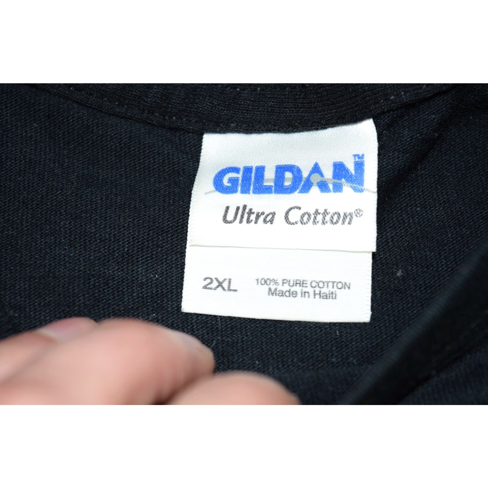 Gildan VINTAGE 90s B-24 Liberator US Military T-Shirt Men 2XL Black Cotton Bomber Flight Character Size US XXL / EU 58 / 5 - 4 Thumbnail