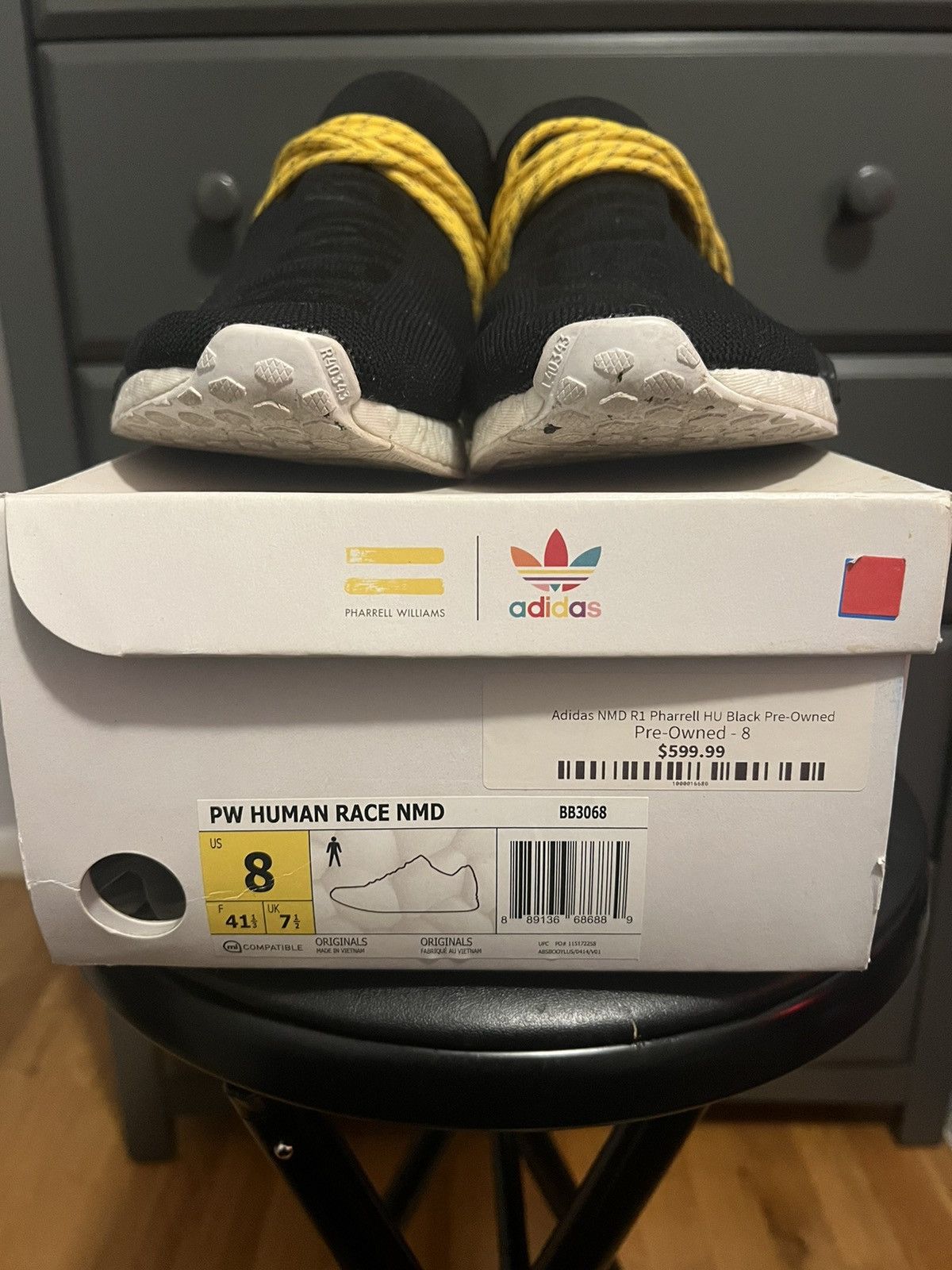 Adidas × Humanrace Adidas NMD R1 Pharrell HU Size US 8 / EU 41 - 2 Thumbnail