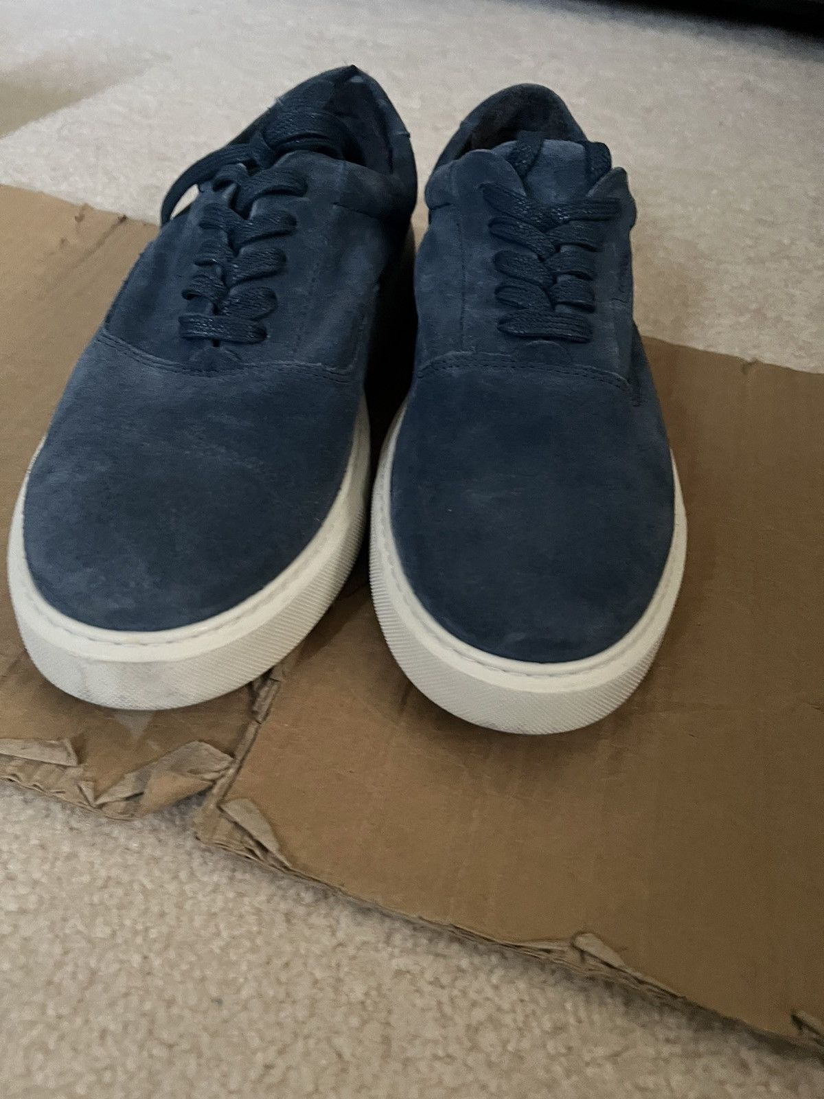 Hugo Boss Hugo Boss Quiver Oxford Blue Suede Sneakers Size US 7.5 / EU 40-41 - 3 Thumbnail