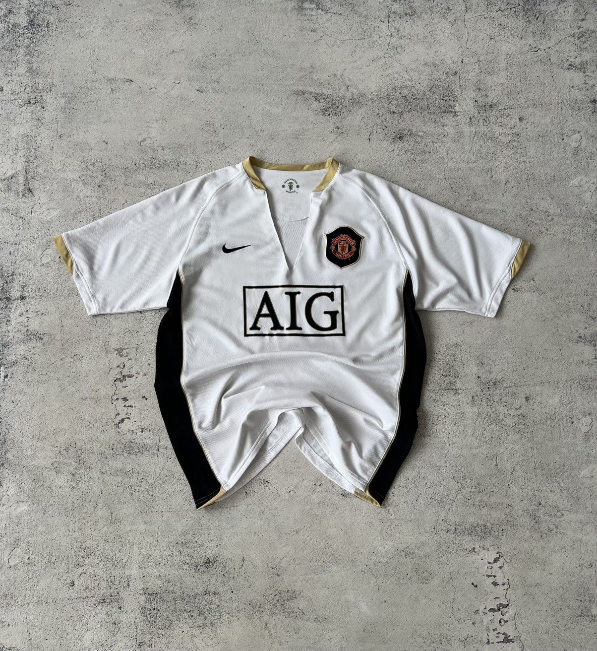 Nike 🩸RARE🩸Nike Manchester United 2006/2007 Away Vintage Jersey Size US L / EU 52-54 / 3 - 1 Thumbnail