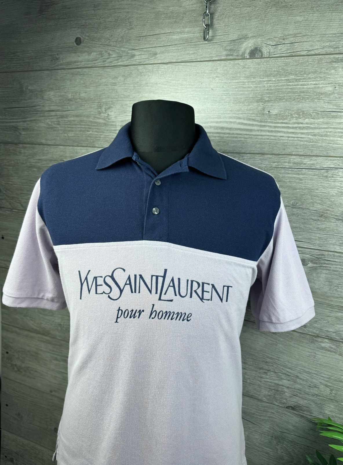 Yves Saint Laurent YSL Yves Saint Laurent Polo Rare Vintage Tee T-Shirt Size L Size US L / EU 52-54 / 3 - 3 Thumbnail