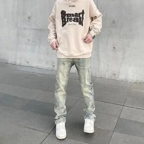 Jean Skinny Jeans Men Y2k Vintage Street Casual Fashion Size US 33 - 4 Thumbnail