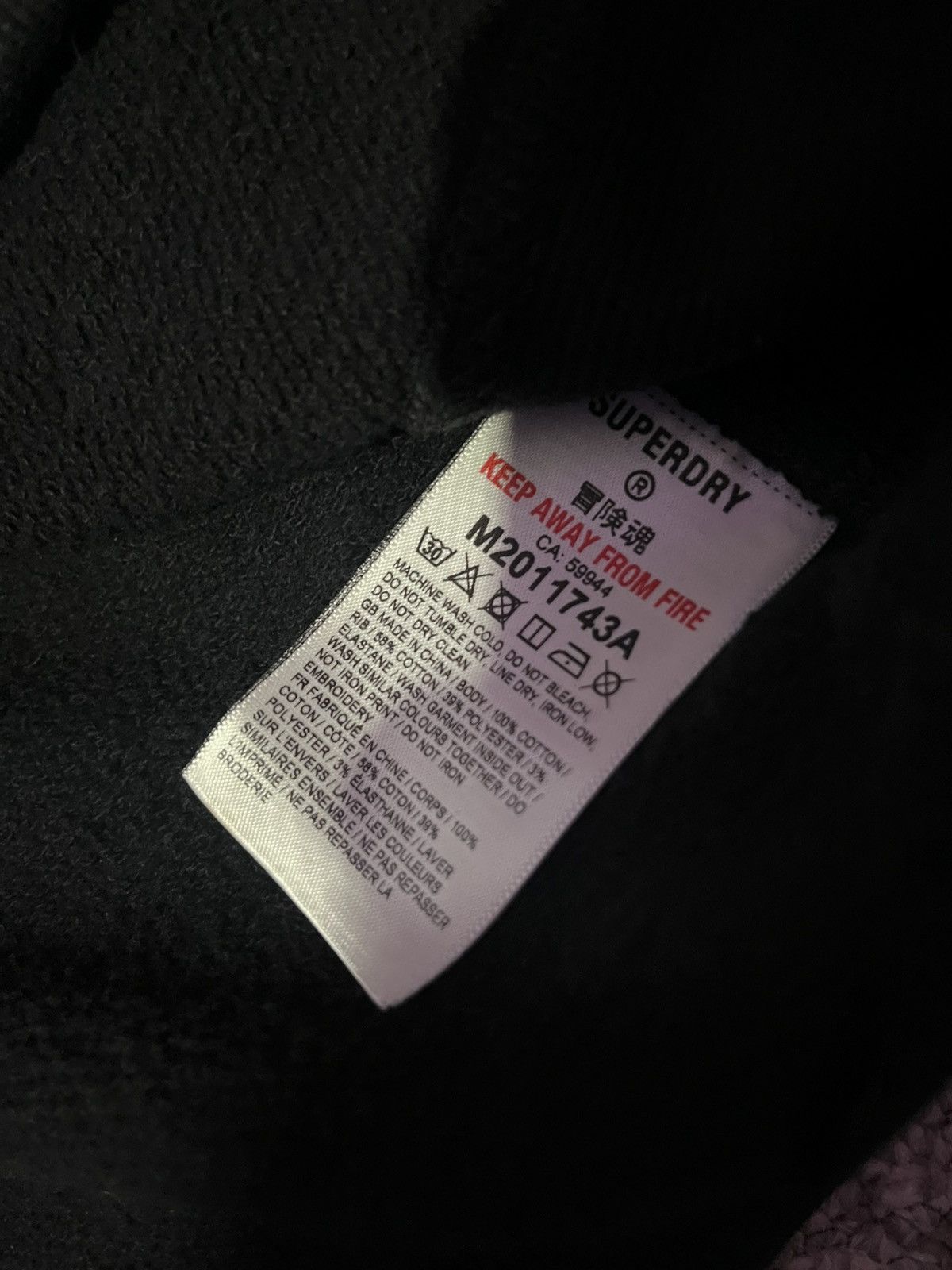 Superdry SuperDry Black Sportswear Hoodie Size US L / EU 52-54 / 3 - 6 Thumbnail