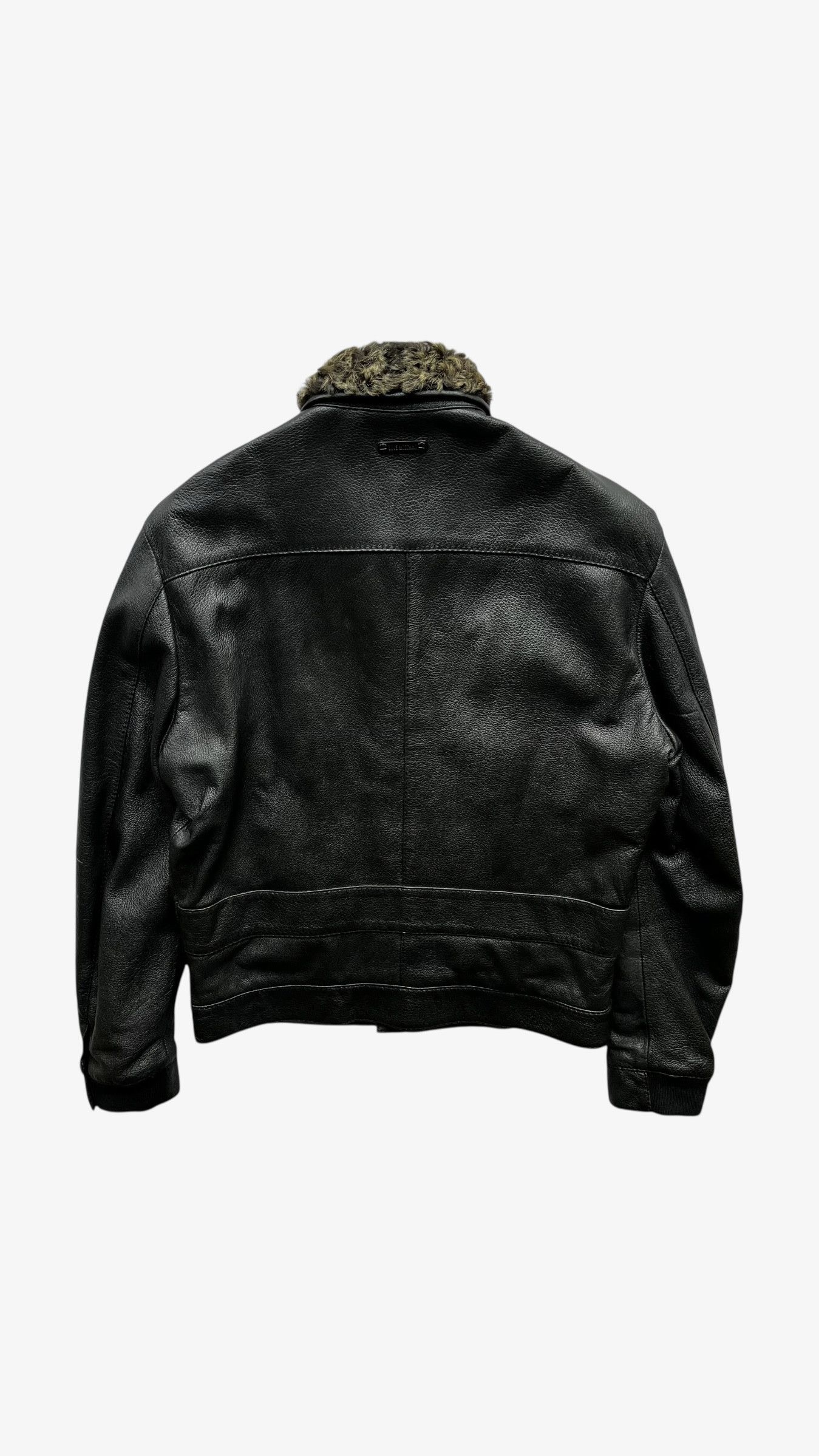 Moschino Vintage Y2K Women's Love Moschino Black Leather Jacket Size M / US 6-8 / IT 42-44 - 4 Thumbnail