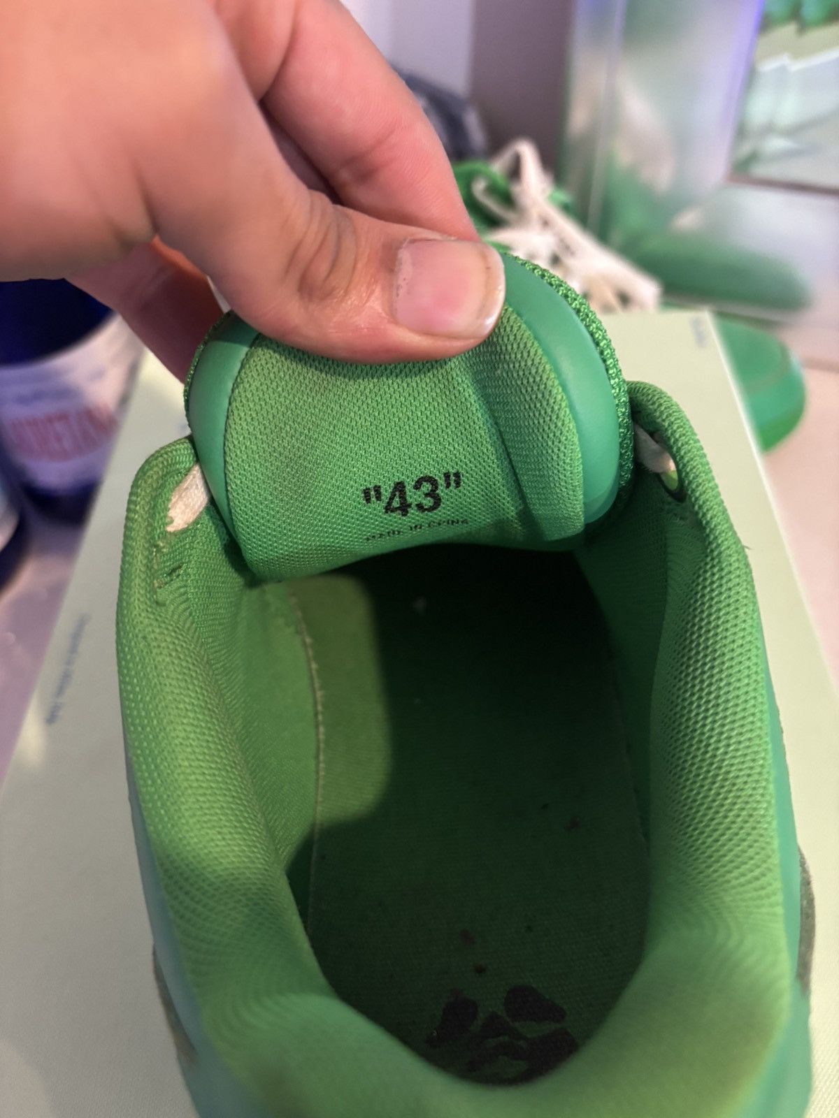 Off-White Off white Out of Office ‘For Walking- green Size US 10 / EU 43 - 9 Thumbnail