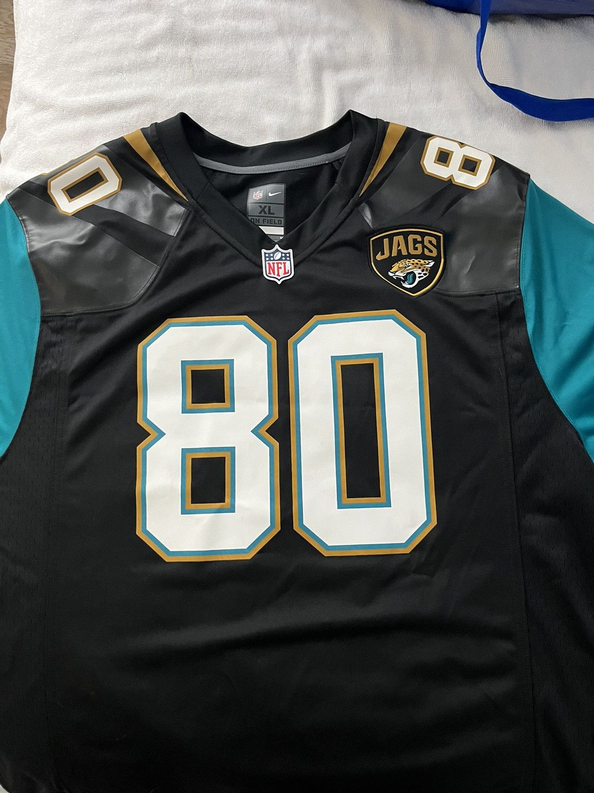 Nike Signed Jaguar Julius Thomas jersey Size US XL / EU 56 / 4 - 1 Thumbnail